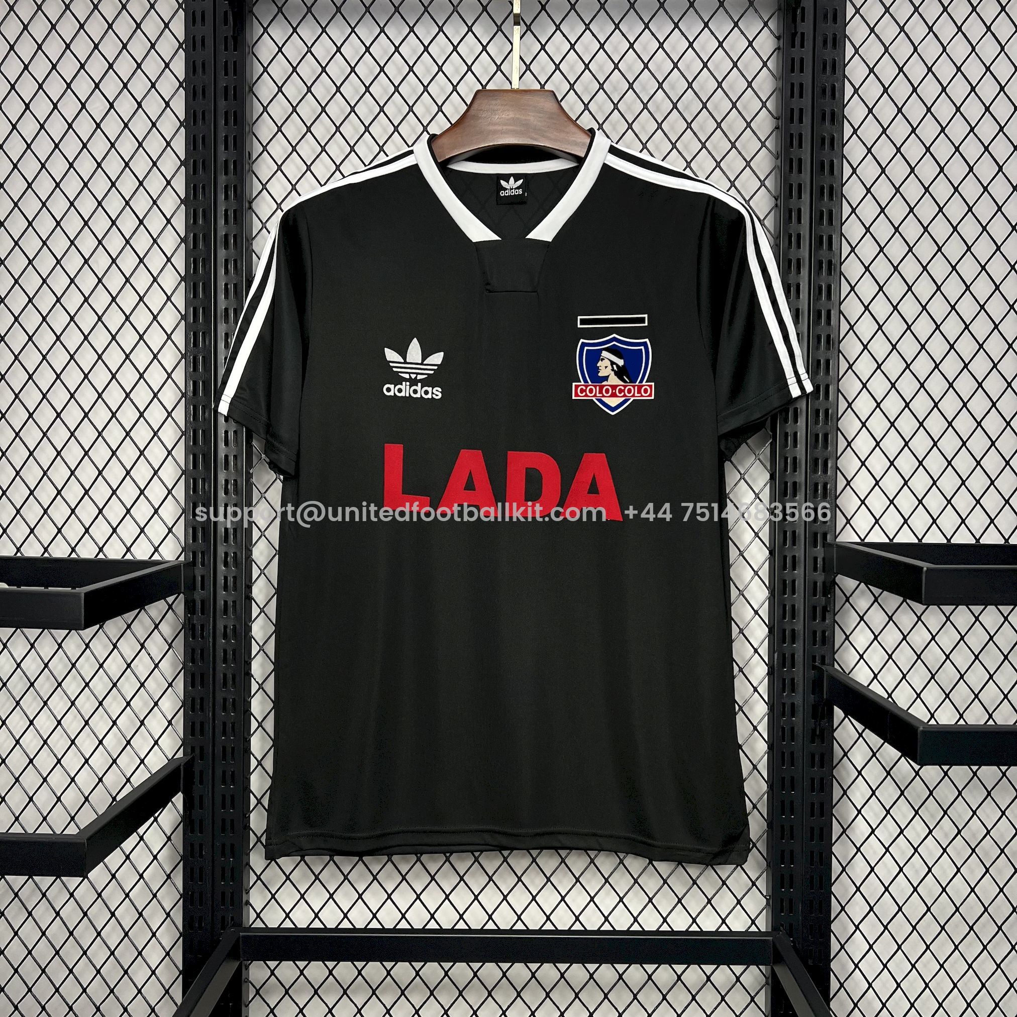 Unitedfootballkit.com | Retro Colo Colo 1991 Away Jersey -Customize Name, Number and Patch | Worldwide Shipping