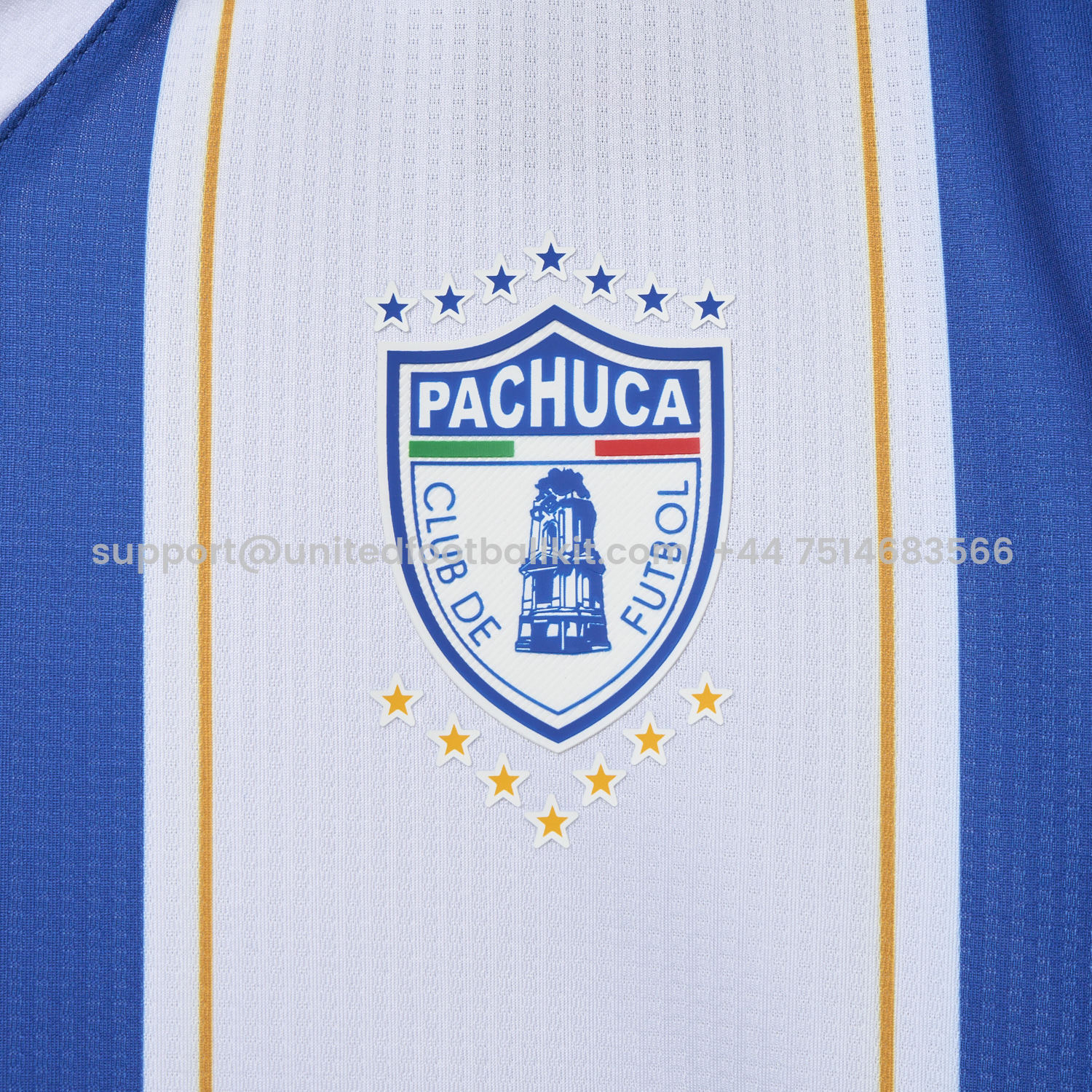 Unitedfootballkit.com | Pachuca 25-26 Home Jersey - Fans Version -Customize Name, Number and Patch | Worldwide Shipping