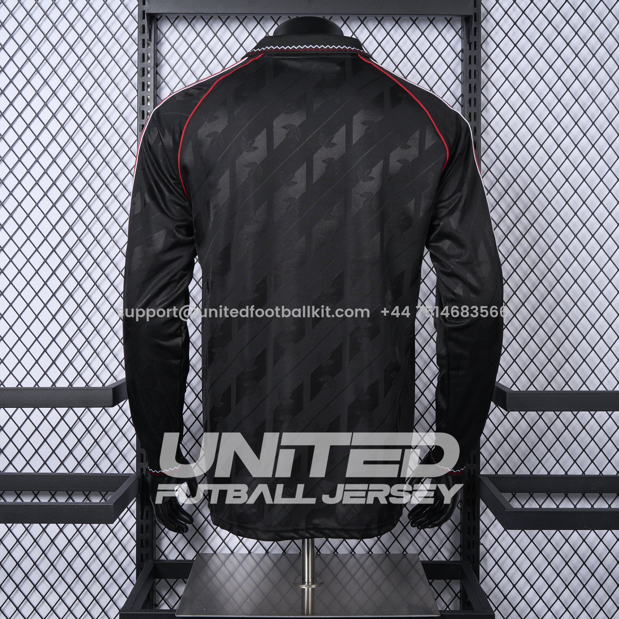Unitedfootballkit.com | Manchester United 24-25 Originals LFSTLR Long Sleeve Black Jersey - Player Version -Customize Name, Number and Patch | Worldwide Shipping