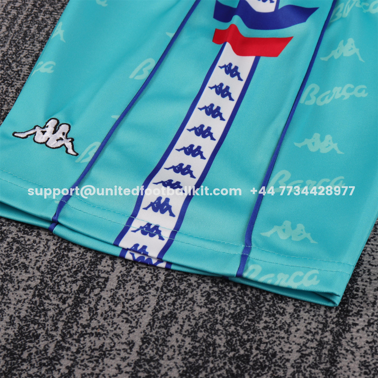 Unitedfootballkit.com | Retro Barcelona 1992-95 Away Kids Kit -Customize Name, Number and Patch | Worldwide Shipping