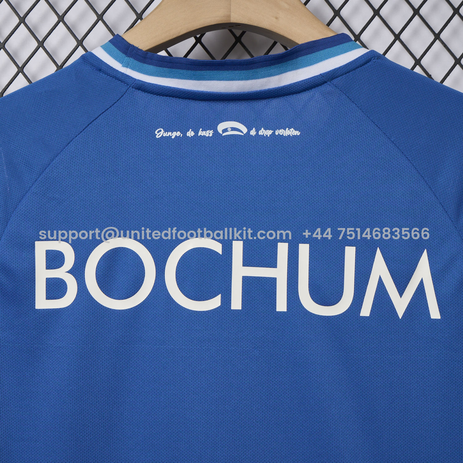Unitedfootballkit.com | Bochum 24-25 White Slanted Stripe Special Jersey with Sponsors - Fans Version -Customize Name, Number and Patch | Worldwide Shipping