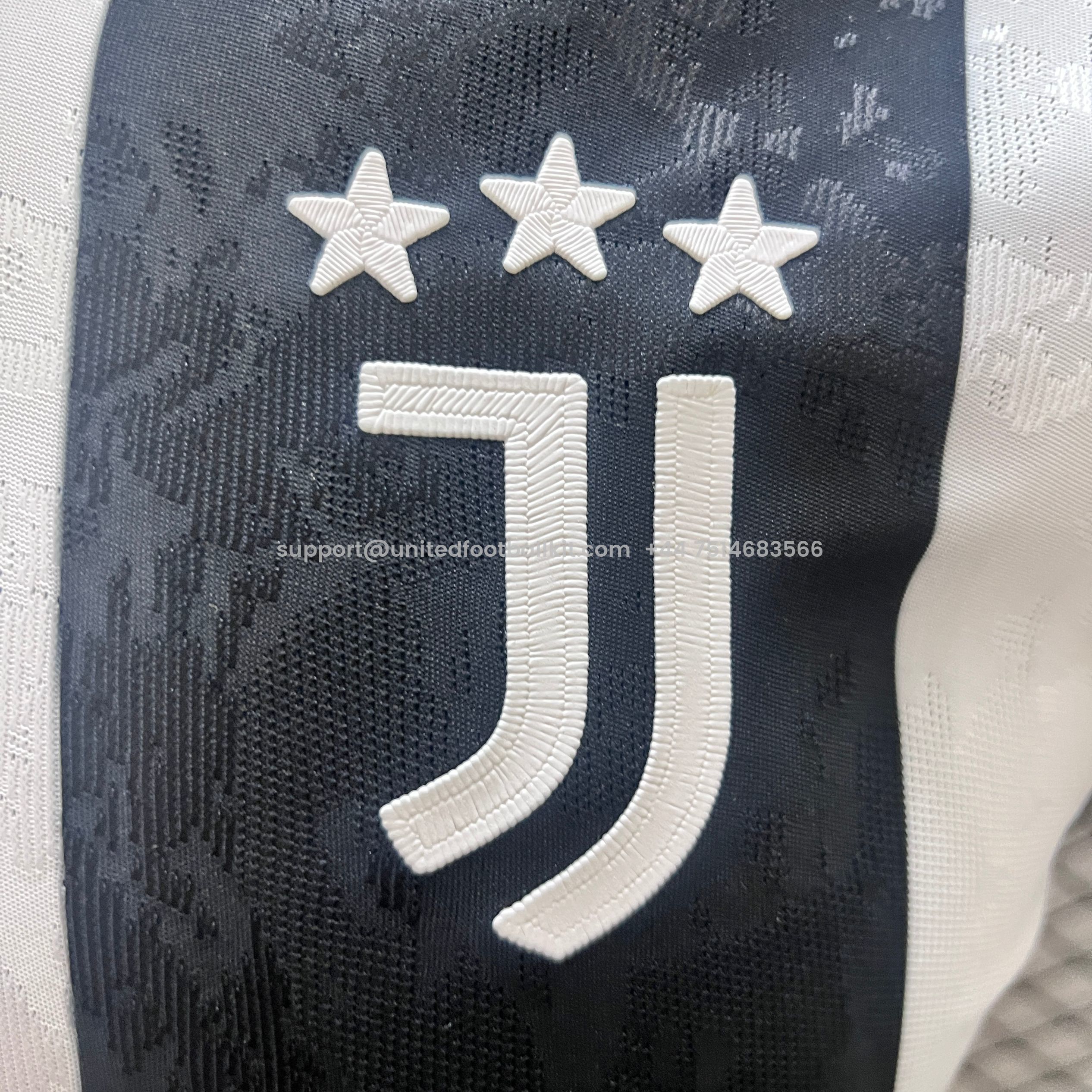 Unitedfootballkit.com | Juventus 24-25 Home Stadium Jersey - Player Version -Customize Name, Number and Patch | Worldwide Shipping