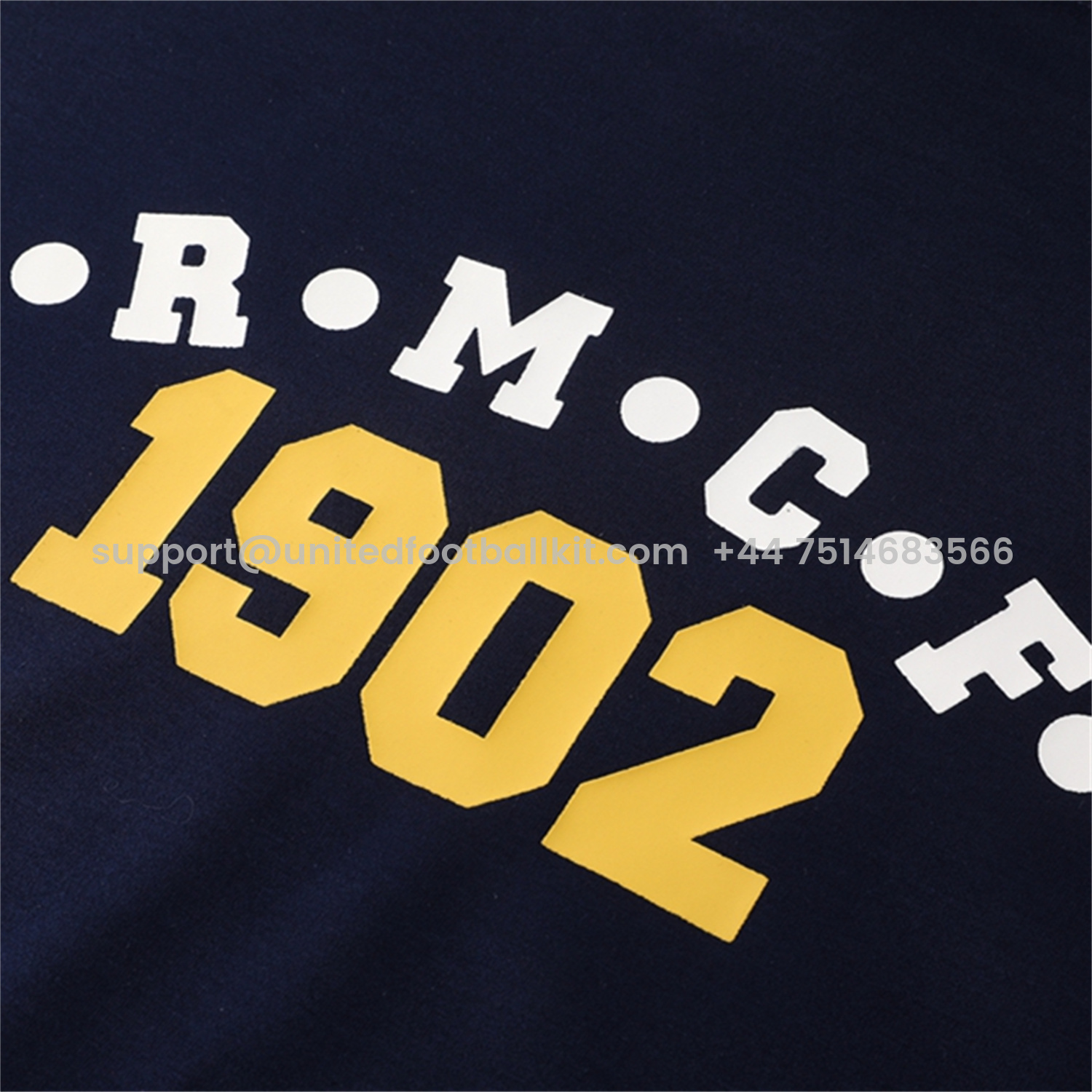 Unitedfootballkit.com | Real Madrid 25-26 Originals Varsity Hoodie Set - Deep Blue Hoodie and Pants -Customize Name, Number and Patch | Worldwide Shipping