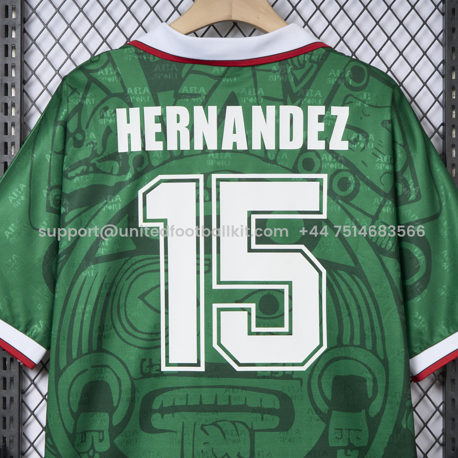 Unitedfootballkit.com | Retro Mexico 1998 Home Jersey -Customize Name, Number and Patch | Worldwide Shipping