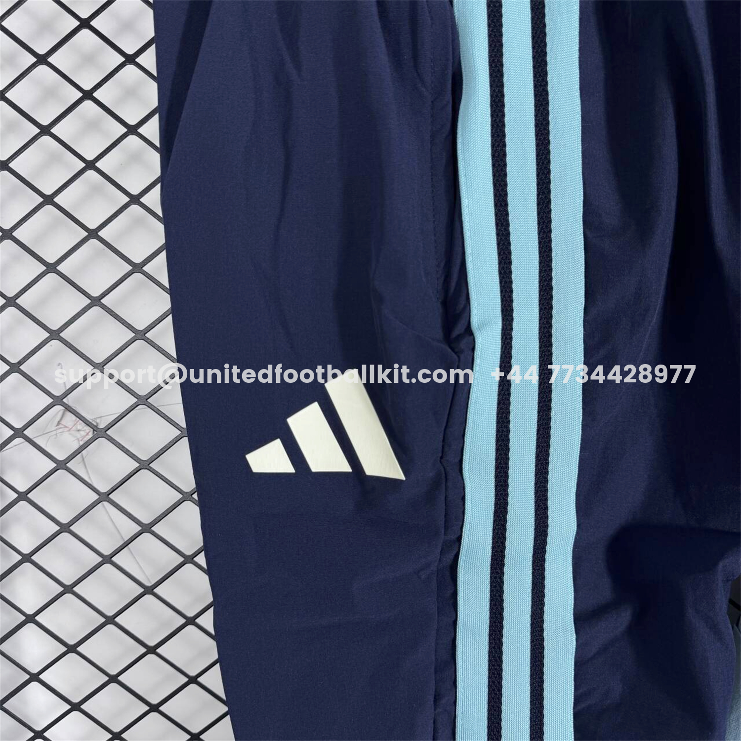 Unitedfootballkit.com | Argentina 2026 Windbreaker Training Set - Dark Blue Top and Pants -Customize Name, Number and Patch | Worldwide Shipping