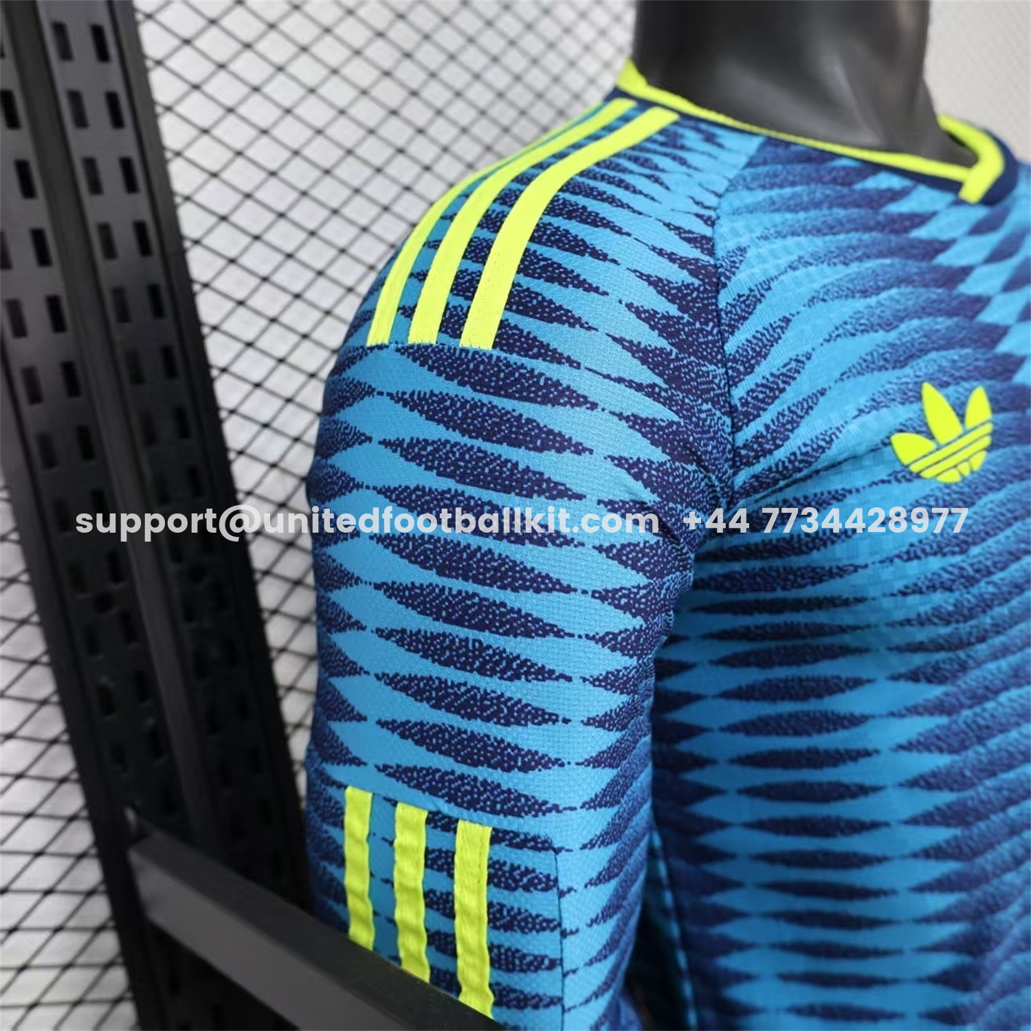 Unitedfootballkit.com | Colombia 2026 Away Blue Long Sleeves Jersey - Player Version -Customize Name, Number and Patch | Worldwide Shipping