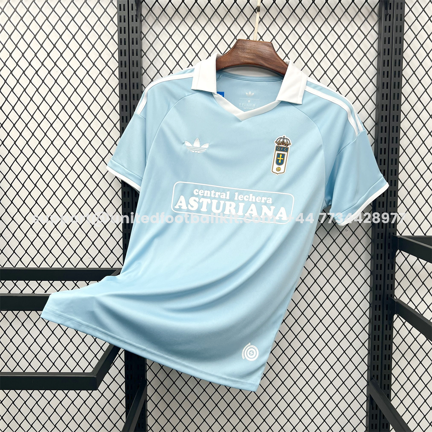 Unitedfootballkit.com | Real Oviedo 25-26 Retro Style Jersey - Fans Version -Customize Name, Number and Patch | Worldwide Shipping