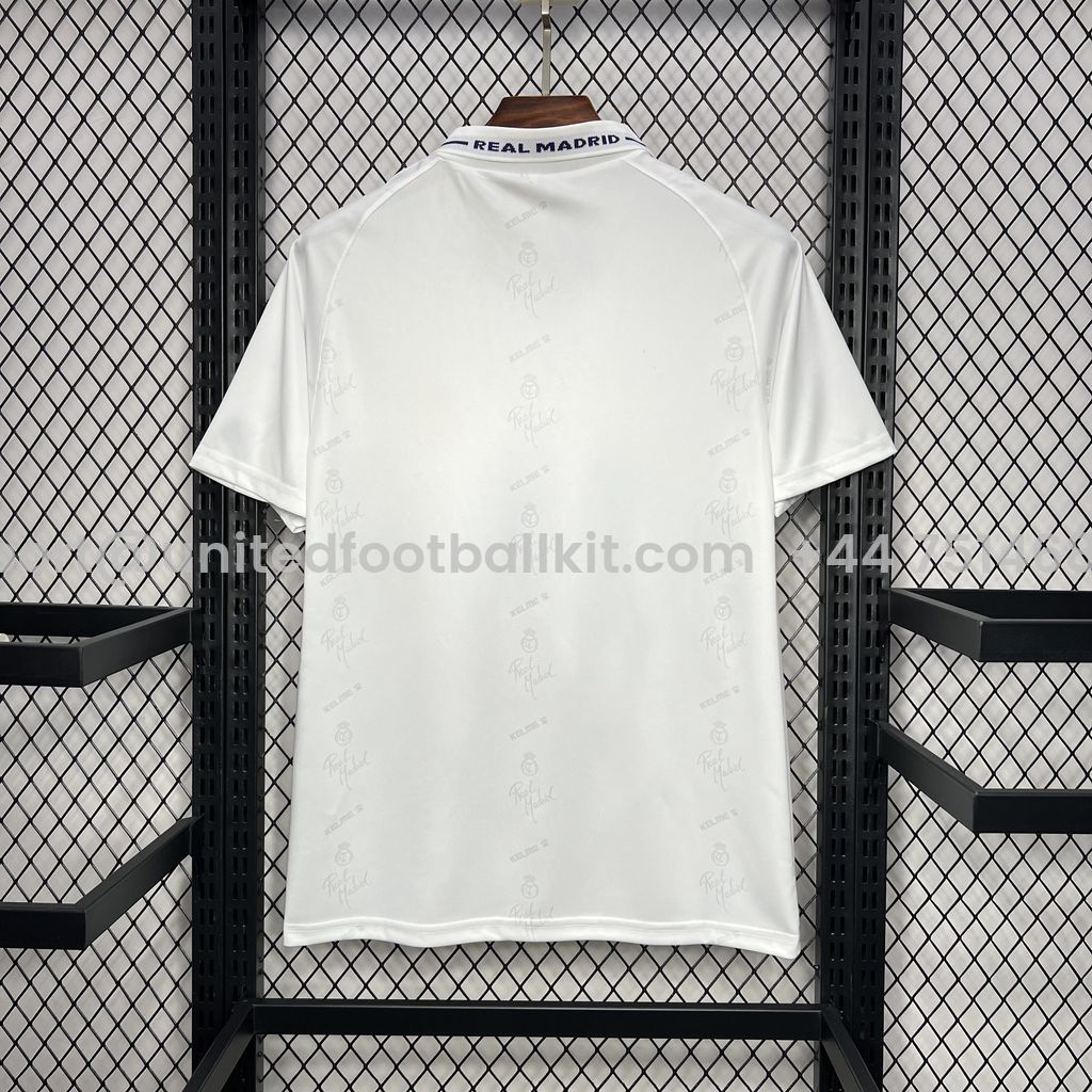 Unitedfootballkit.com | Retro Real Madrid 1994-96 Home Jersey -Customize Name, Number and Patch | Worldwide Shipping