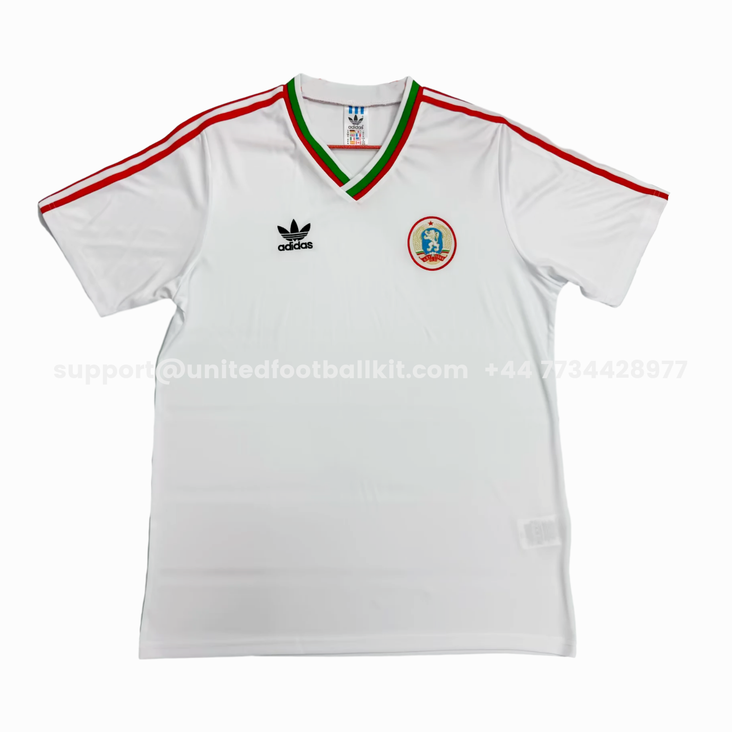 Unitedfootballkit.com | Retro Bulgaria 1986 Home White Jersey -Customize Name, Number and Patch | Worldwide Shipping