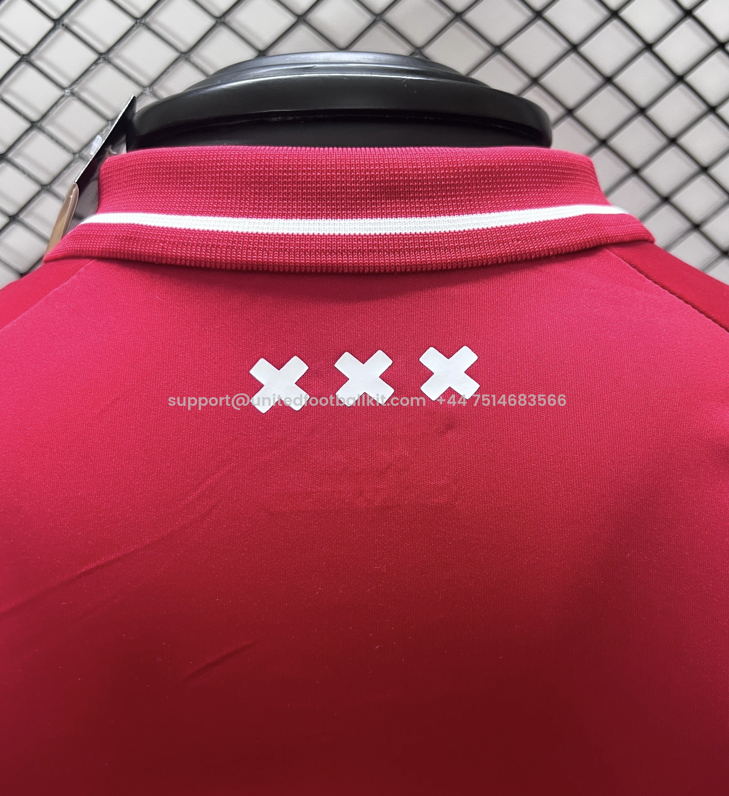 Unitedfootballkit.com | Ajax 24-25 Home Stadium Jersey - Player Version -Customize Name, Number and Patch | Worldwide Shipping