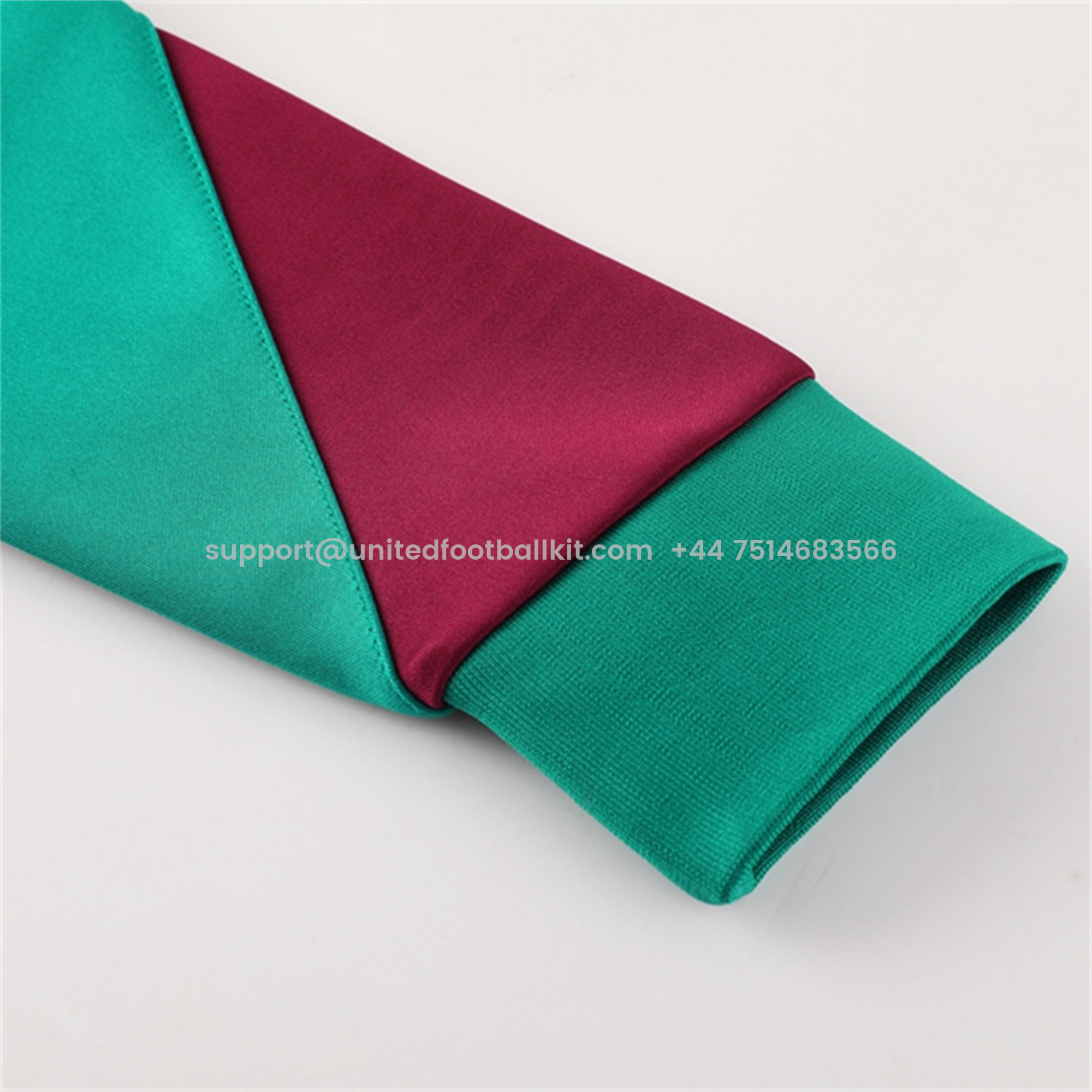 Unitedfootballkit.com | Paris Saint-Germain PSG 24-25 Jacket Training Tracksuit - Green & Red -Customize Name, Number and Patch | Worldwide Shipping