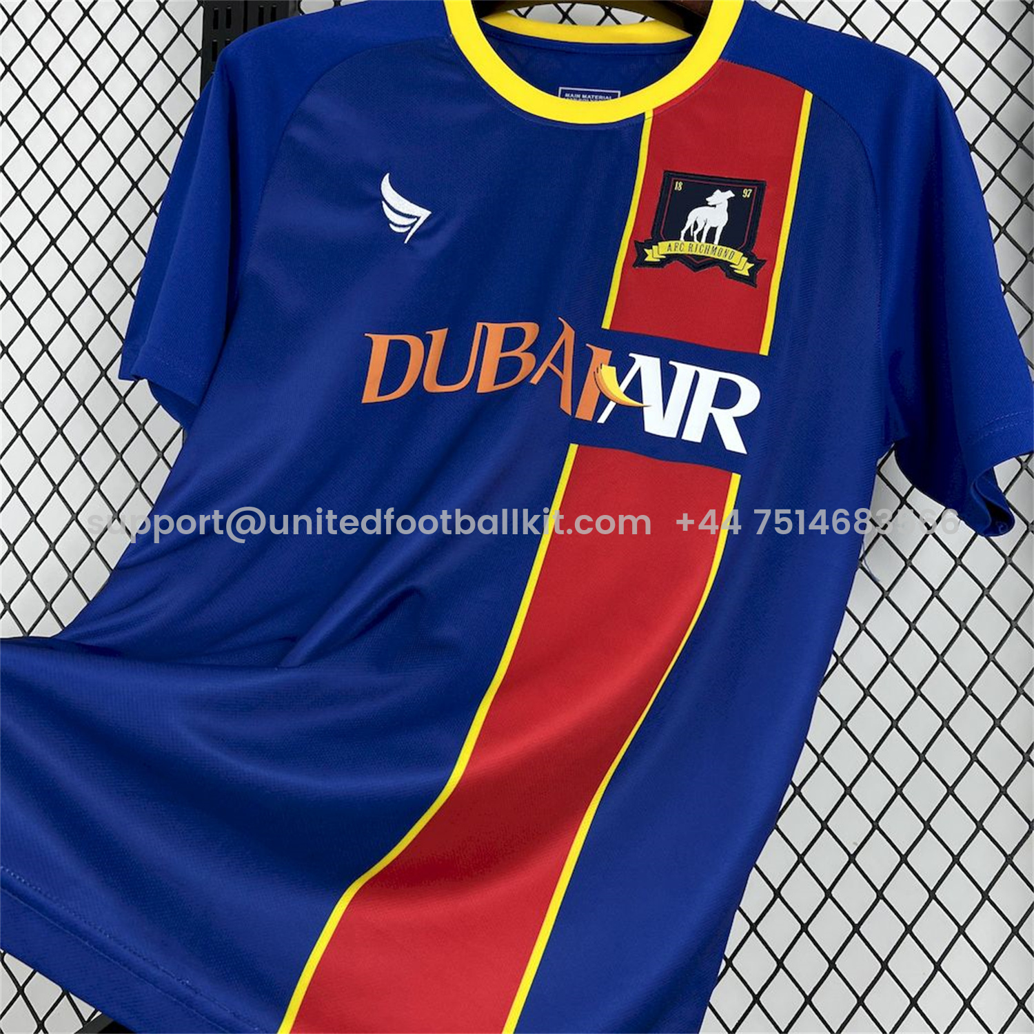 Unitedfootballkit.com | AFC Richmond 25-26 Home Jersey - Fans Version -Customize Name, Number and Patch | Worldwide Shipping