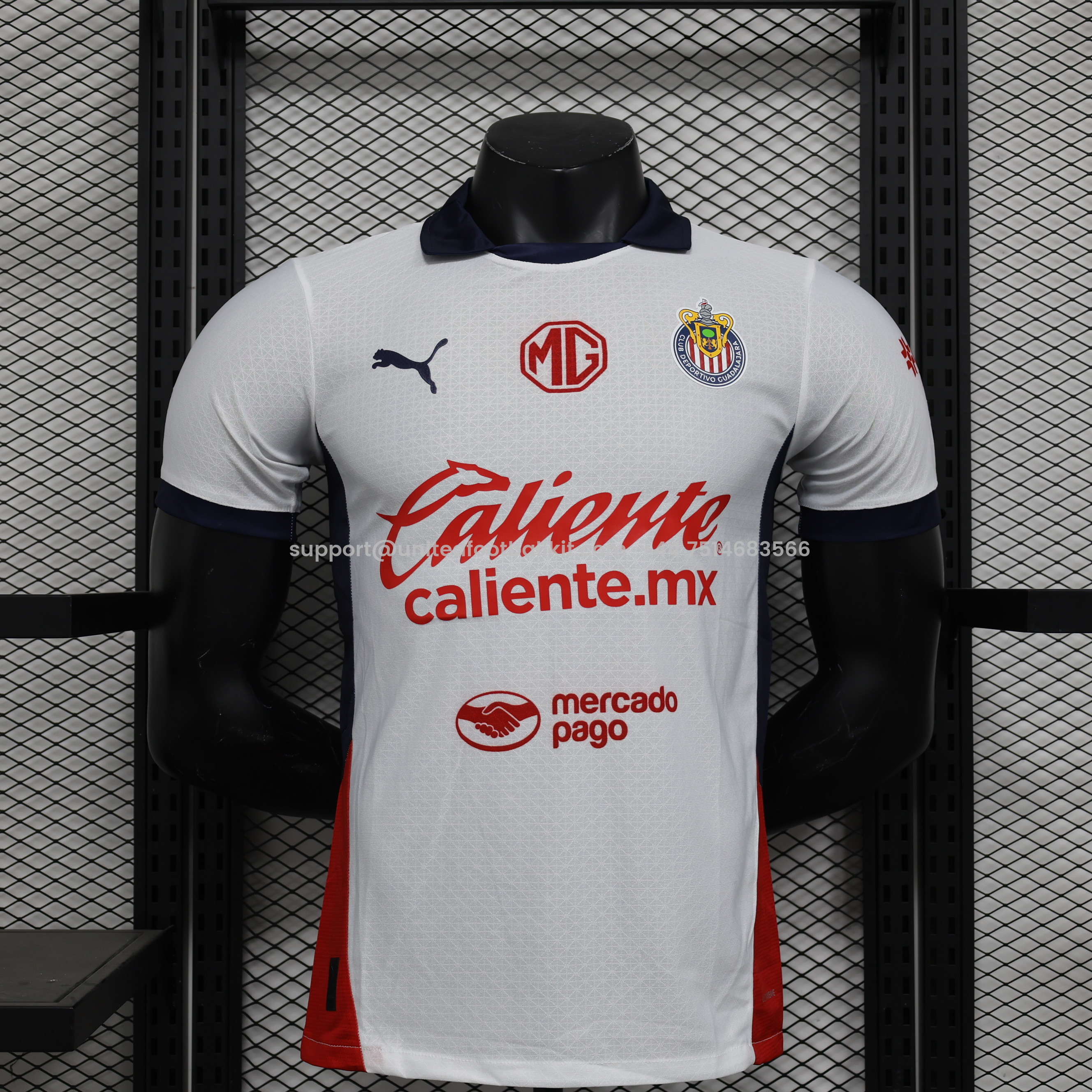 Unitedfootballkit.com | Chivas de Guadalajara 24-25 Away Jersey - Player Version -Customize Name, Number and Patch | Worldwide Shipping