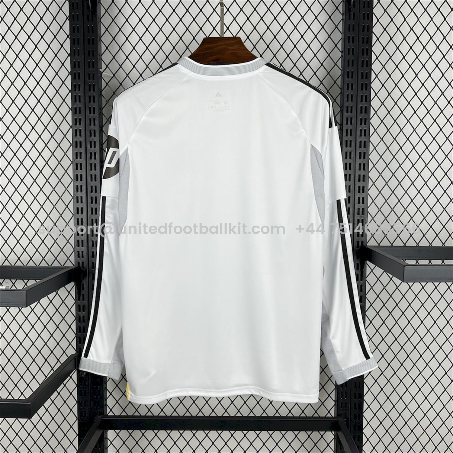 Unitedfootballkit.com | Real Madrid 25-26 Home Long Sleeves Jersey - Fans Version -Customize Name, Number and Patch | Worldwide Shipping