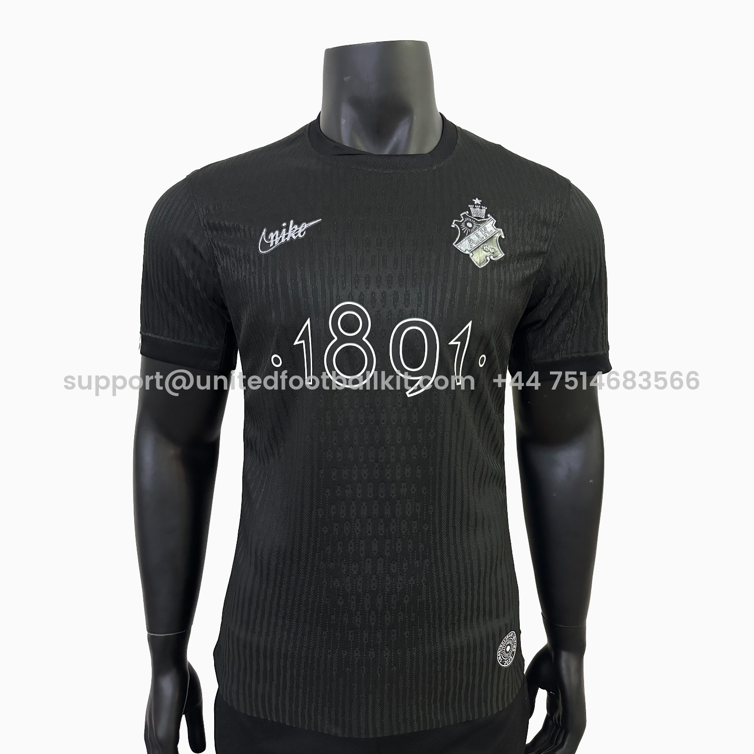 Unitedfootballkit.com | AIK Solna 25-26 Smokinglirare Edition Jersey - Player Version -Customize Name, Number and Patch | Worldwide Shipping