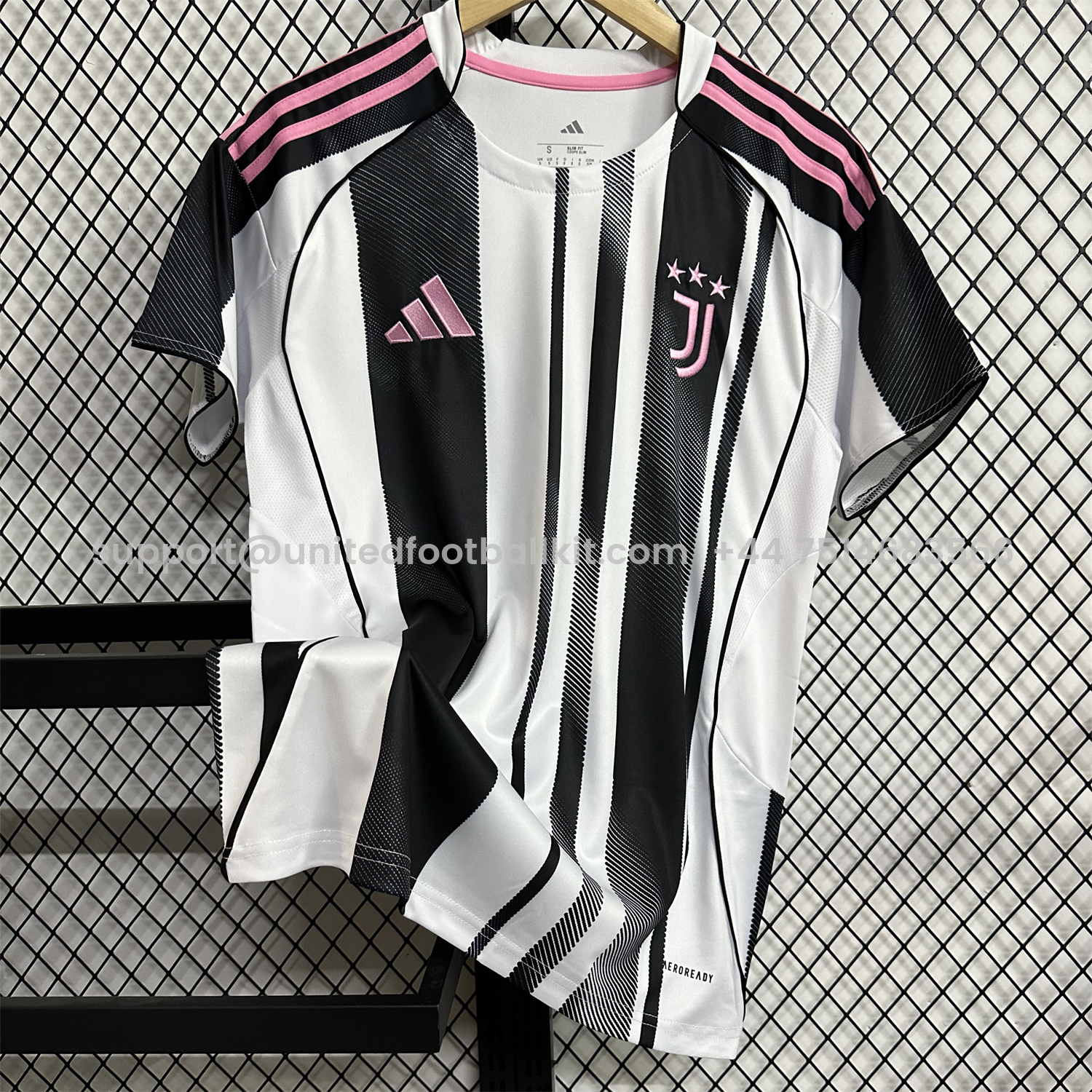 Unitedfootballkit.com | Juventus 25-26 Home Unsponsored Jersey - Fans Version -Customize Name, Number and Patch | Worldwide Shipping