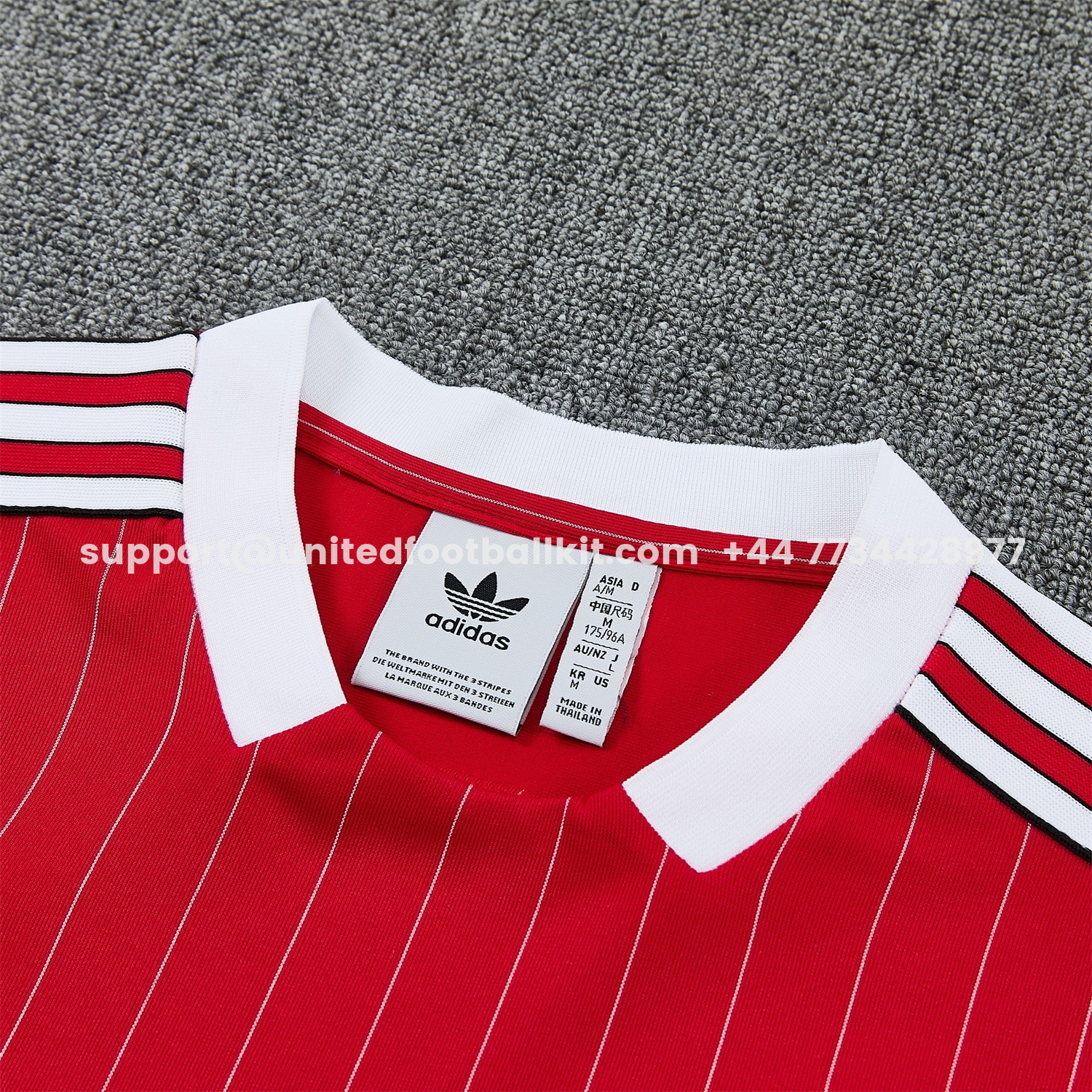 Unitedfootballkit.com | Manchester United 25-26 Retro Style Vest Training Set - Red With White Stripes Top & Pants -Customize Name, Number and Patch | Worldwide Shipping