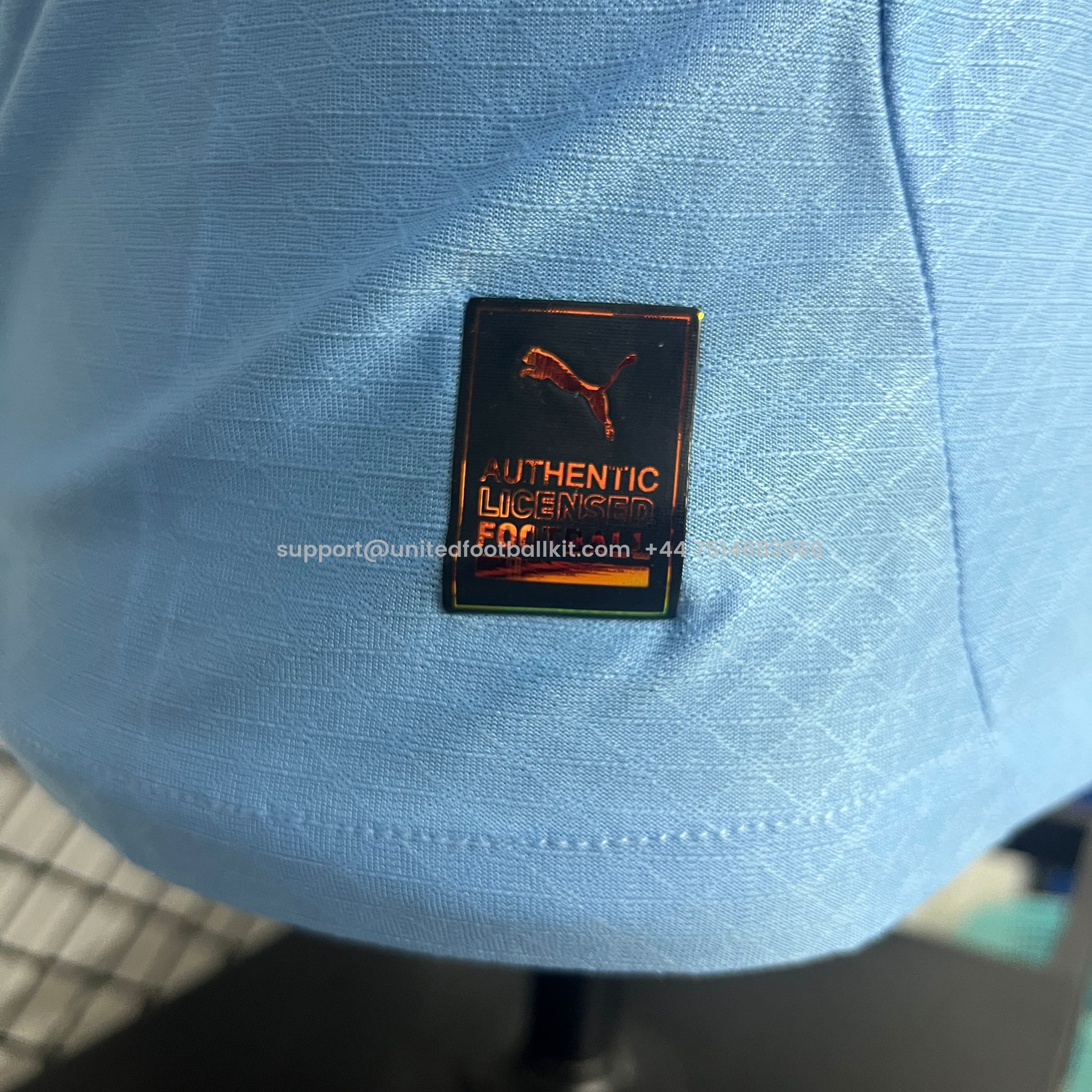 Unitedfootballkit.com | Manchester City 24-25 Home Stadium Jersey - Player Version -Customize Name, Number and Patch | Worldwide Shipping