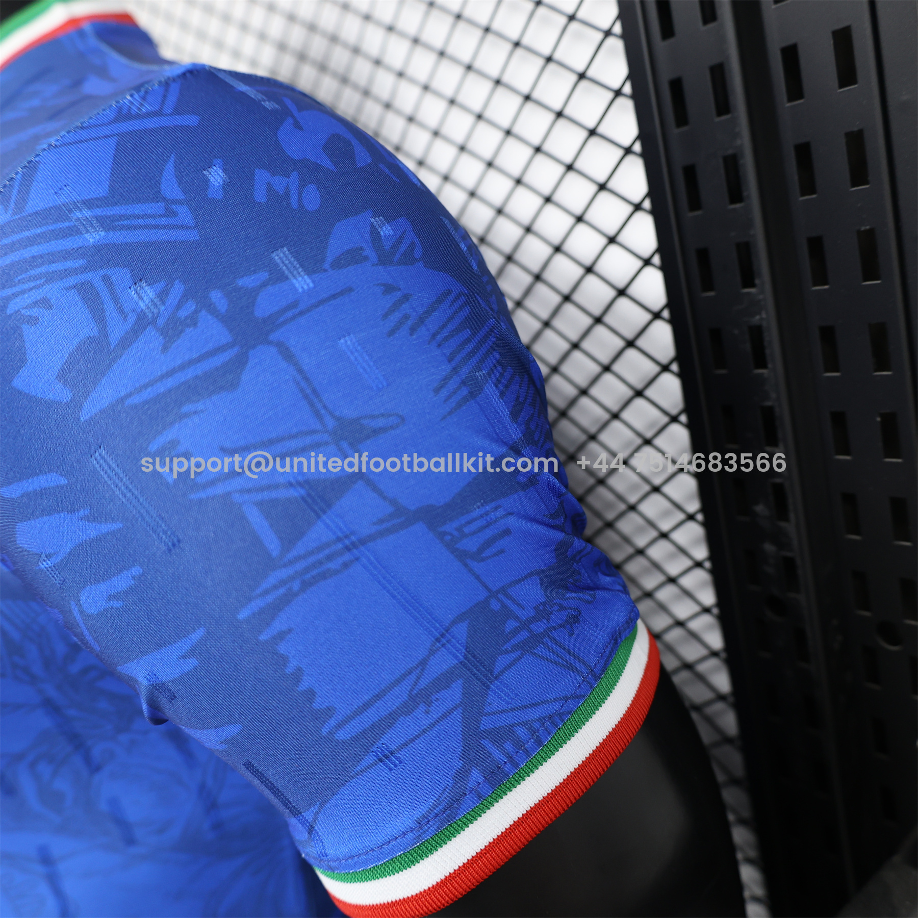 Unitedfootballkit.com | Italy 2024 Blue Special Edition Jersey - Player Version -Customize Name, Number and Patch | Worldwide Shipping