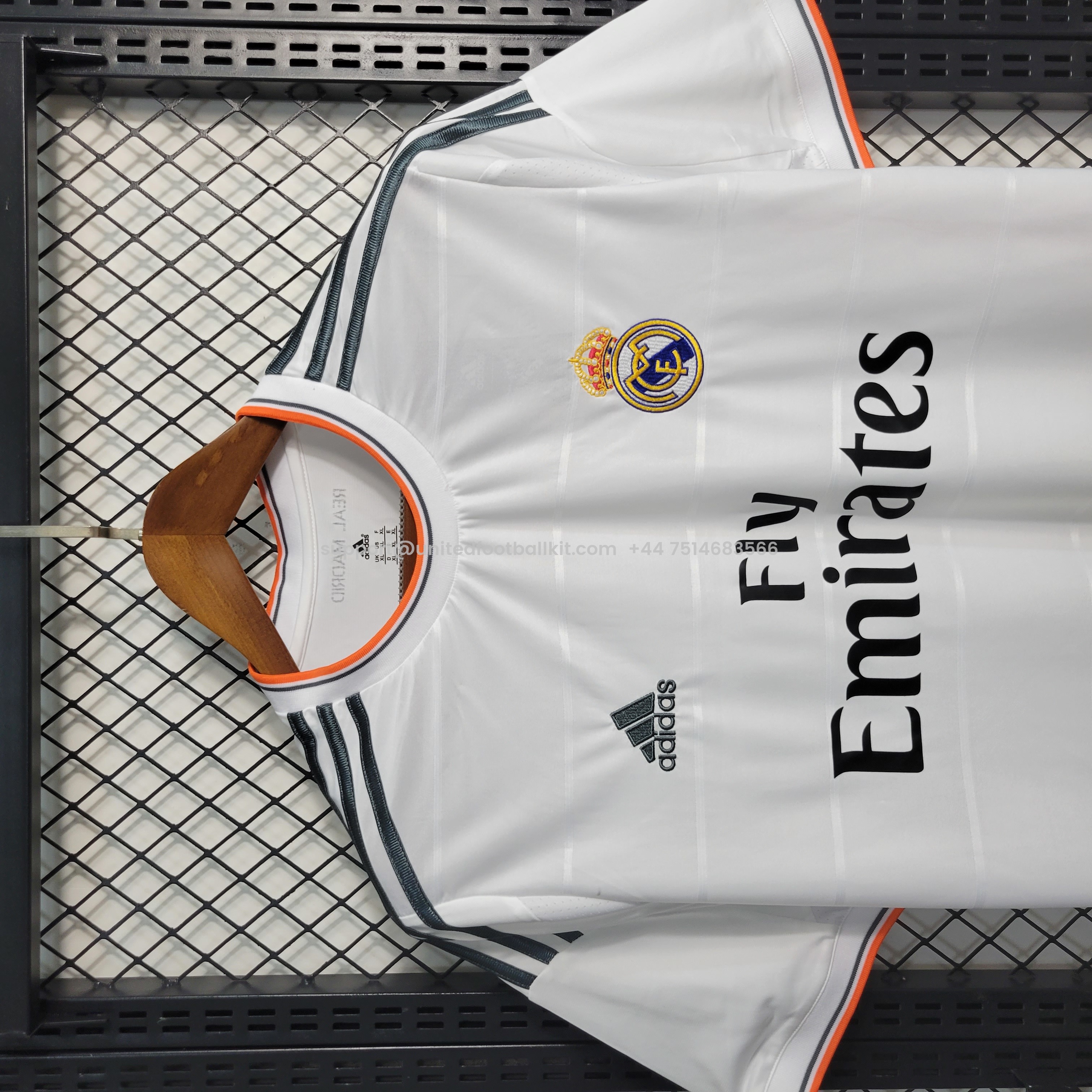 Unitedfootballkit.com | Retro Real Madrid 13-14 Home Stadium Jersey -Customize Name, Number and Patch | Worldwide Shipping