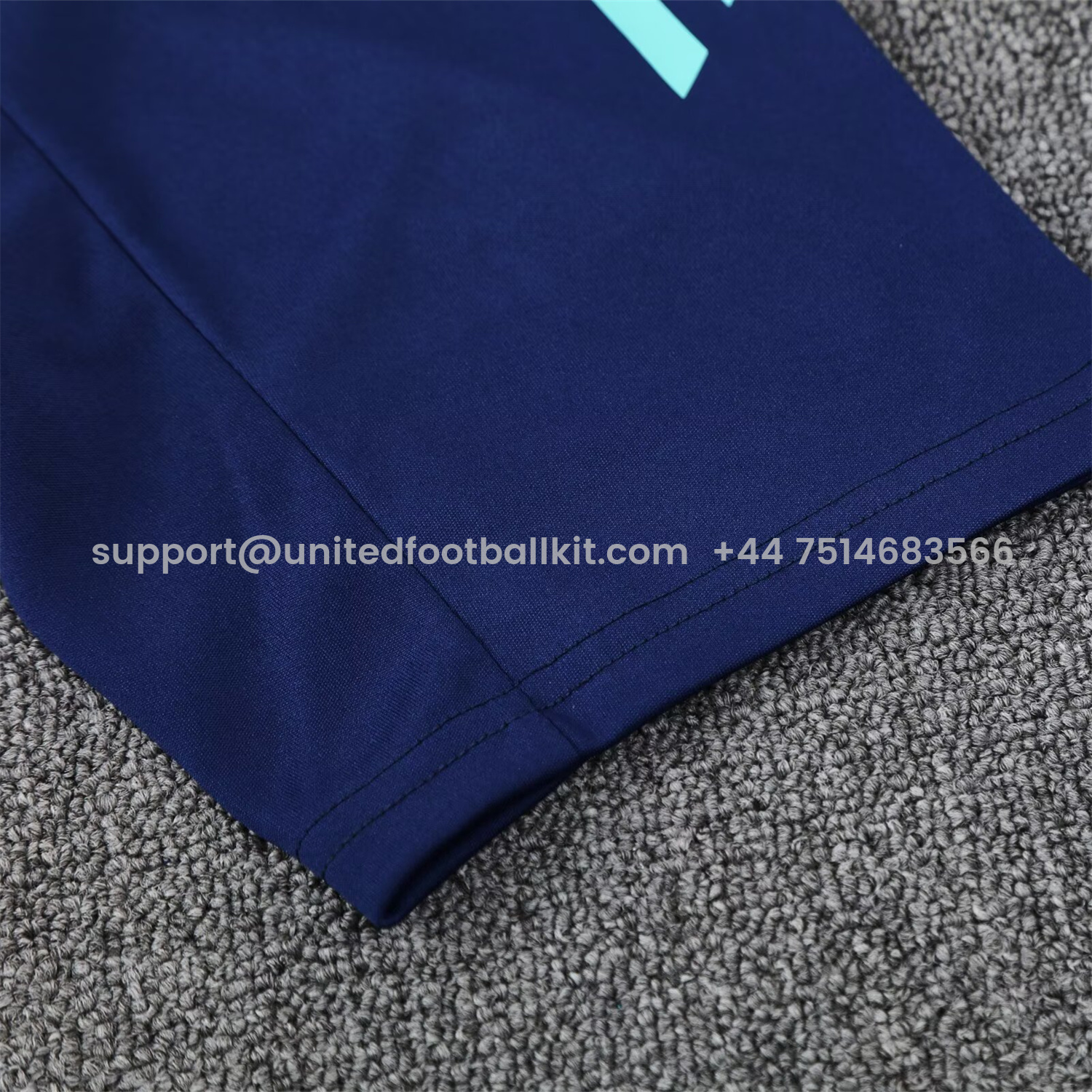 Unitedfootballkit.com | Flamengo 25-26 Short-Sleeve Kids Training Set - Royal Blue With Royal Blue -Customize Name, Number and Patch | Worldwide Shipping