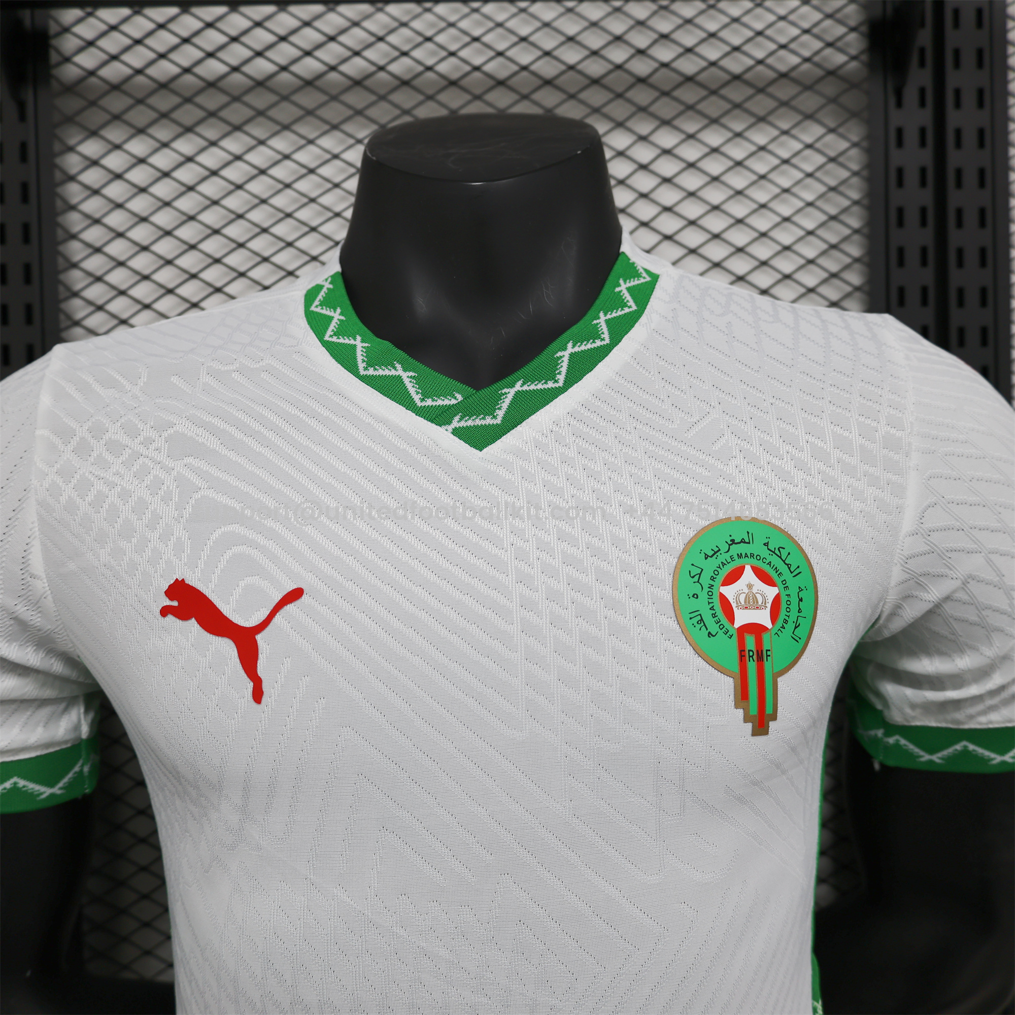 Unitedfootballkit.com | Morocco 24-25 Away Jersey - Player Version -Customize Name, Number and Patch | Worldwide Shipping