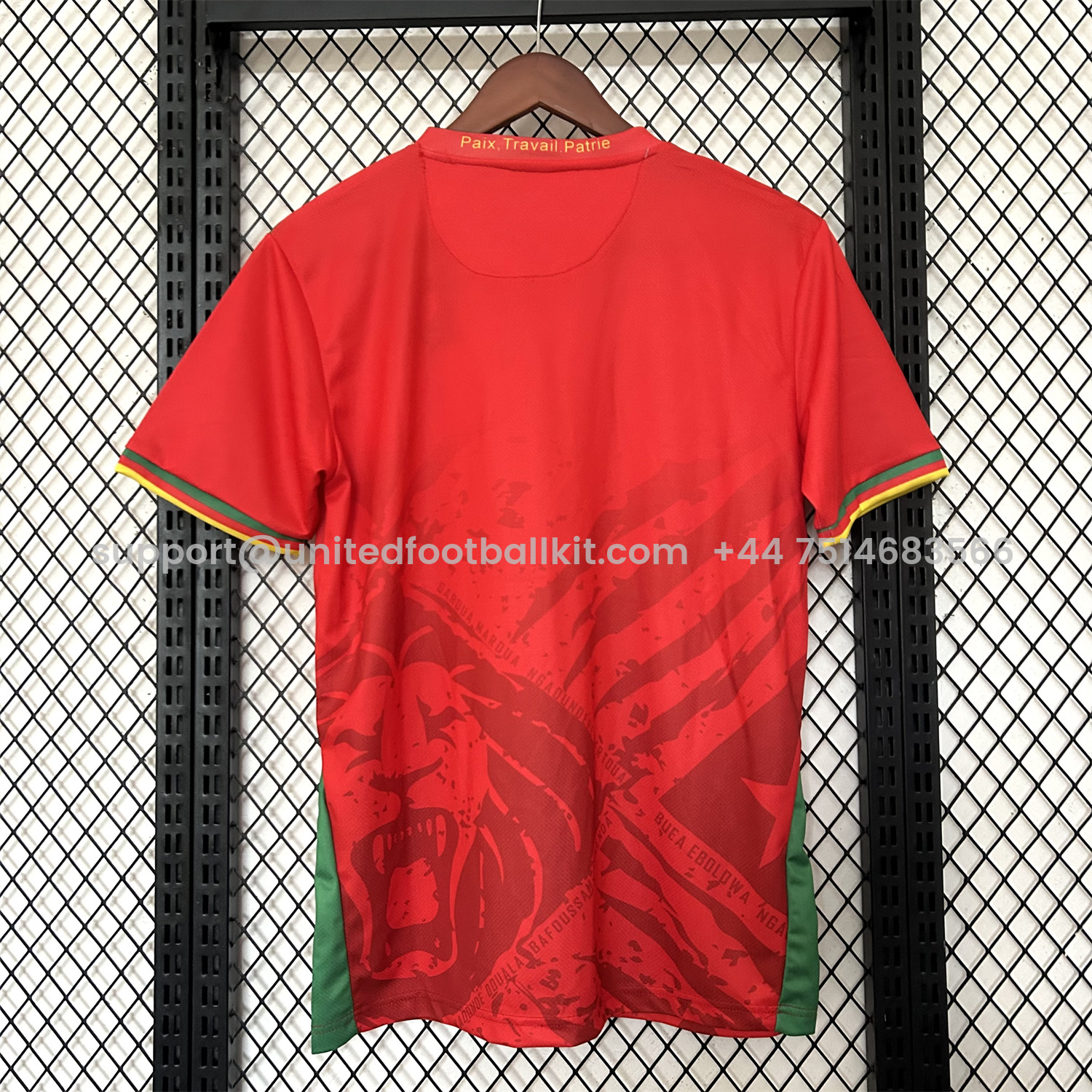 Unitedfootballkit.com | Cameroon 25-26 Away Jersey - Fans Version -Customize Name, Number and Patch | Worldwide Shipping