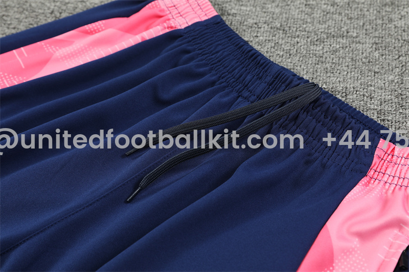 Unitedfootballkit.com | Real Madrid 24-25 Long Sleeve Training Set - Blue Dragon -Customize Name, Number and Patch | Worldwide Shipping