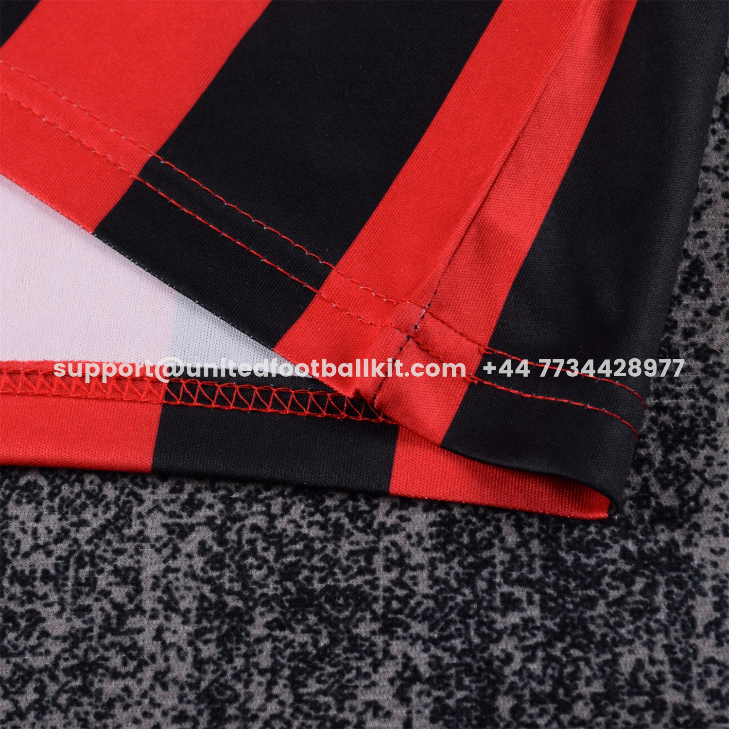 Unitedfootballkit.com | Retro AC Milan 1990-91 Home Kids Kit -Customize Name, Number and Patch | Worldwide Shipping