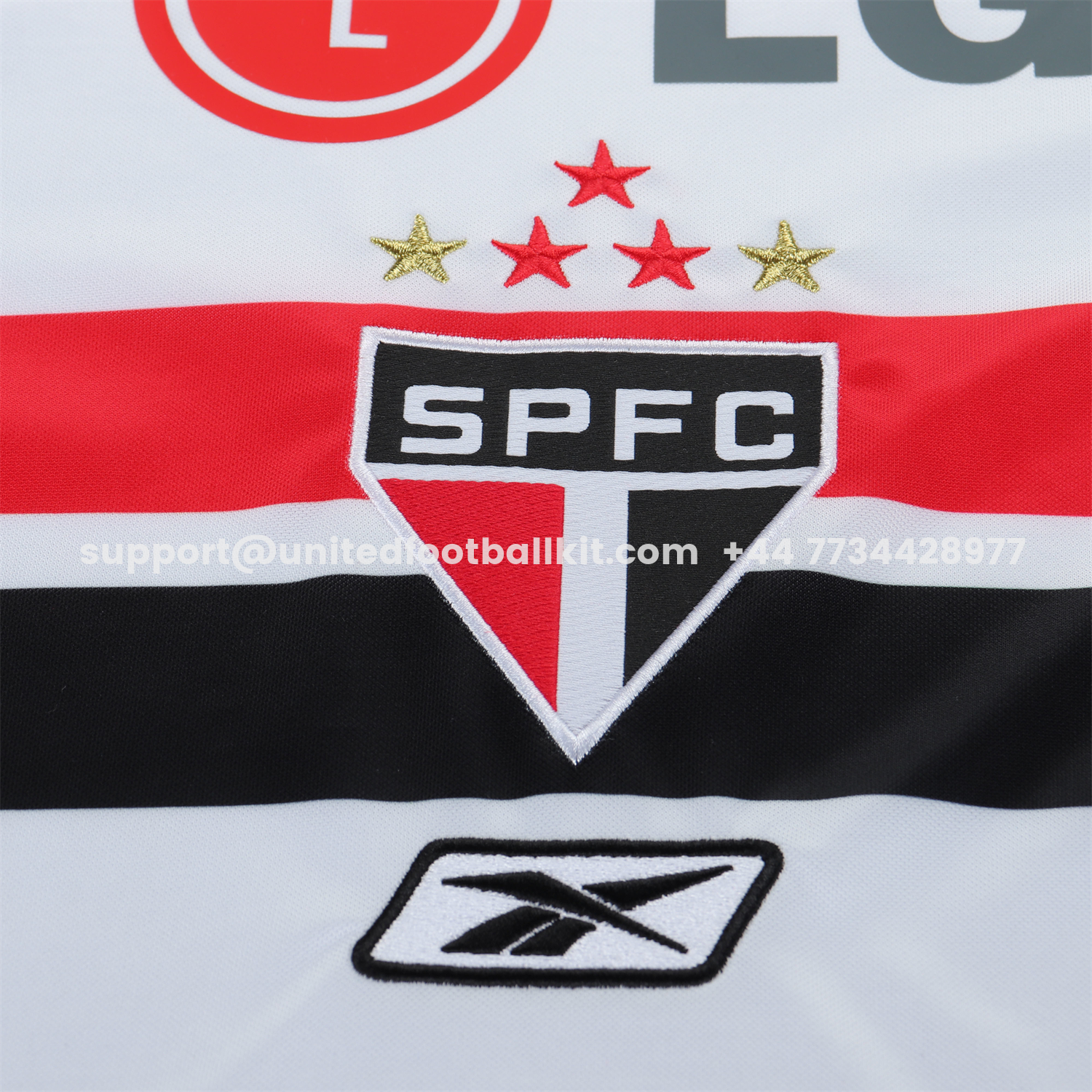 Unitedfootballkit.com | Retro Sao Paulo 2007-08 Home Kids Kit -Customize Name, Number and Patch | Worldwide Shipping
