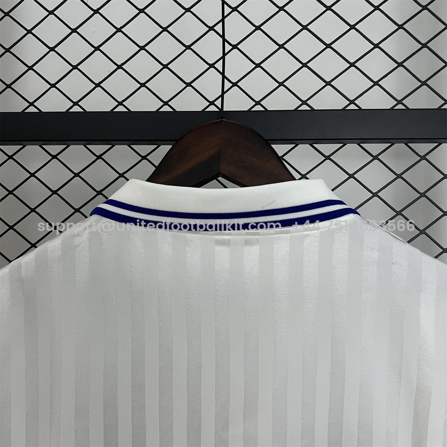 Unitedfootballkit.com | Retro Real Zaragoza 1995-96 Home Jersey -Customize Name, Number and Patch | Worldwide Shipping