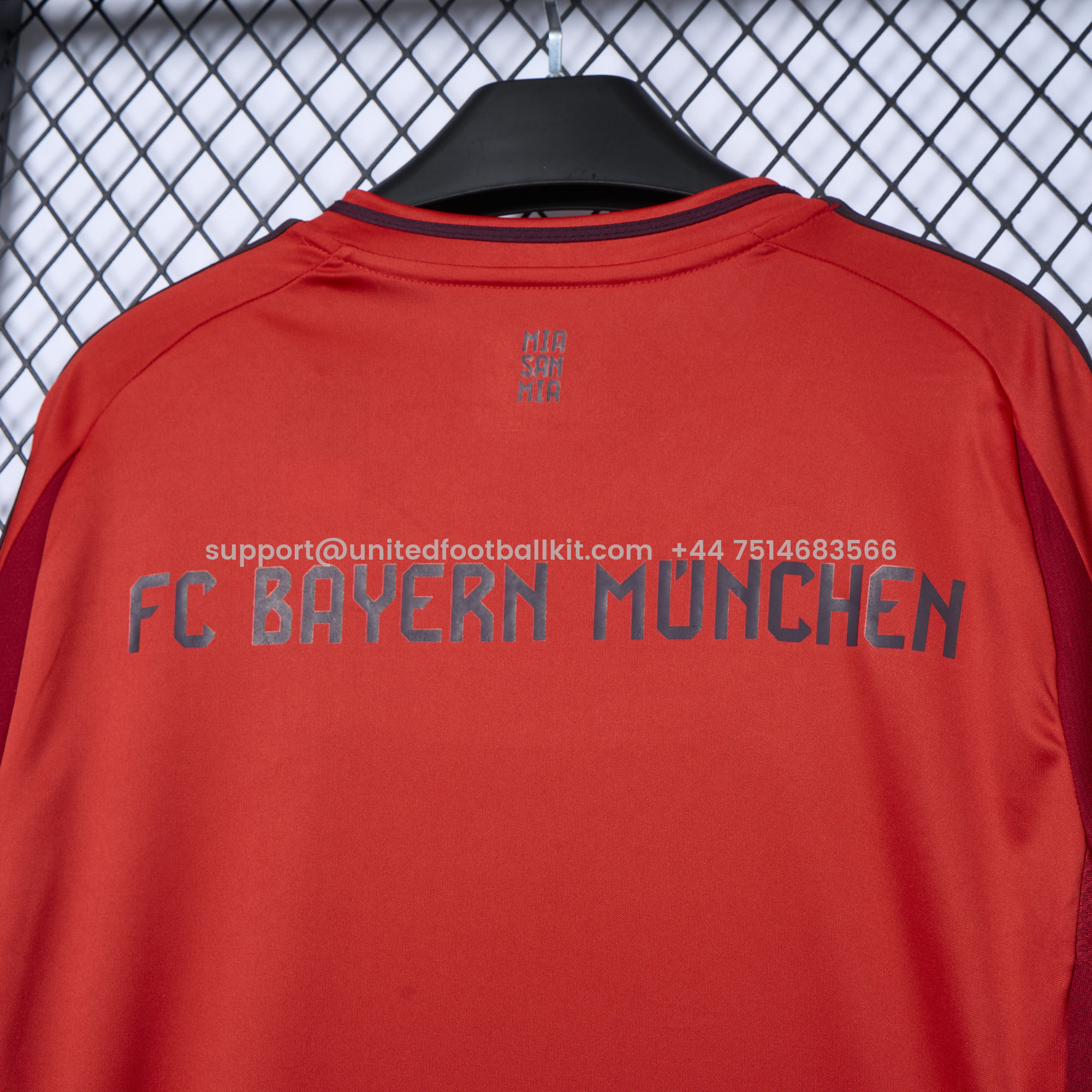 Unitedfootballkit.com | Bayern Munich 24-25 Home Long Sleeve Jersey - Fans Version -Customize Name, Number and Patch | Worldwide Shipping