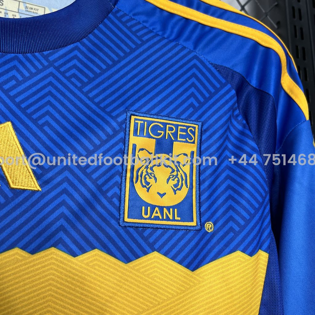 Unitedfootballkit.com | Tigres UANL 24-25 Away Jersey - Fans Version -Customize Name, Number and Patch | Worldwide Shipping
