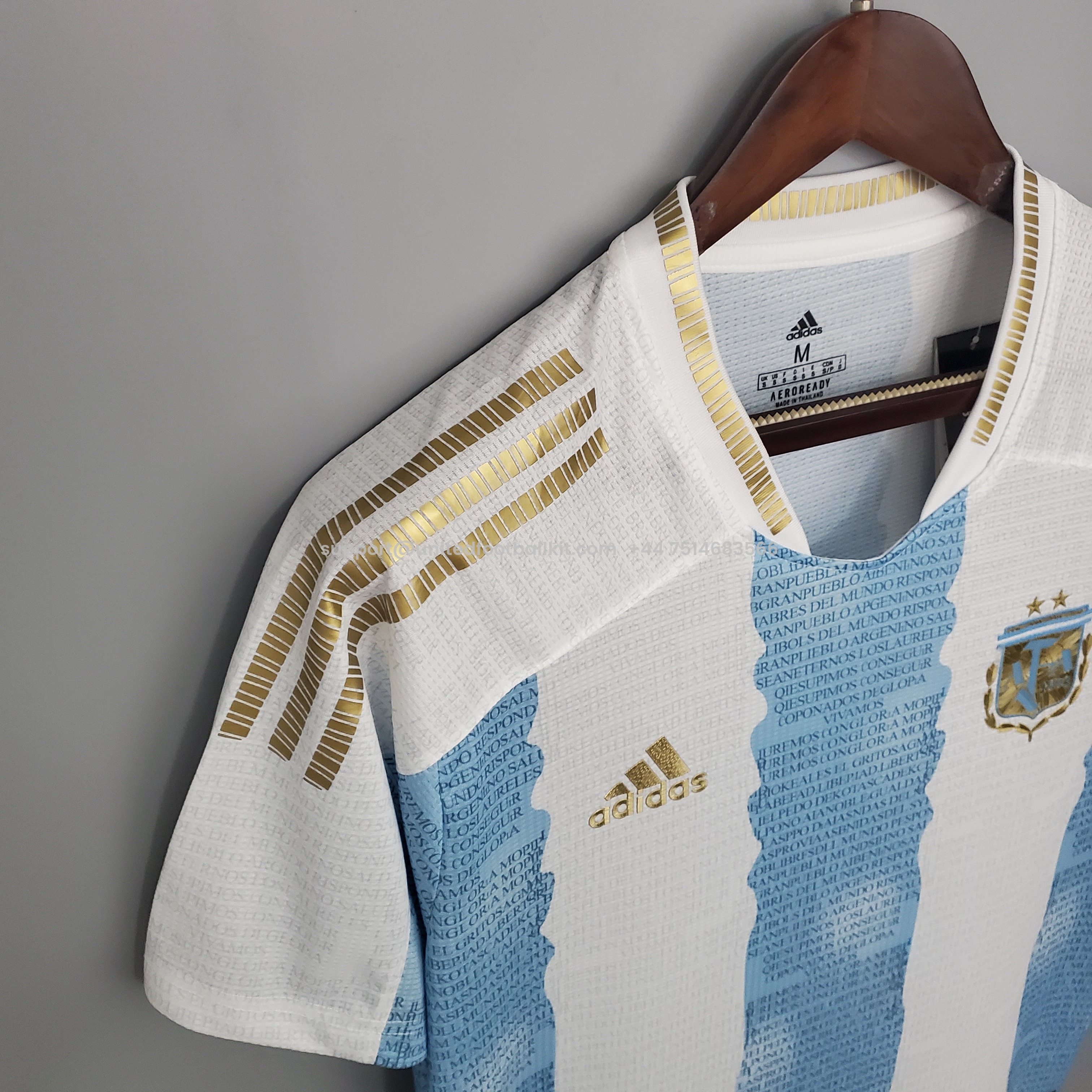 Unitedfootballkit.com | Retro Argentina 2021 Special Edition Jersey - Fans Version -Customize Name, Number and Patch | Worldwide Shipping