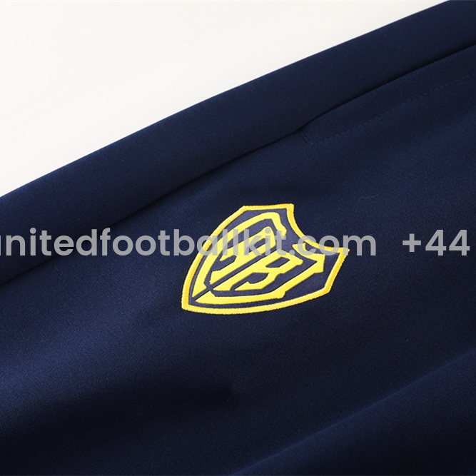Unitedfootballkit.com | Boca Juniors 24-25 Jacket Training Tracksuit - Deep Blue Top and Pants -Customize Name, Number and Patch | Worldwide Shipping
