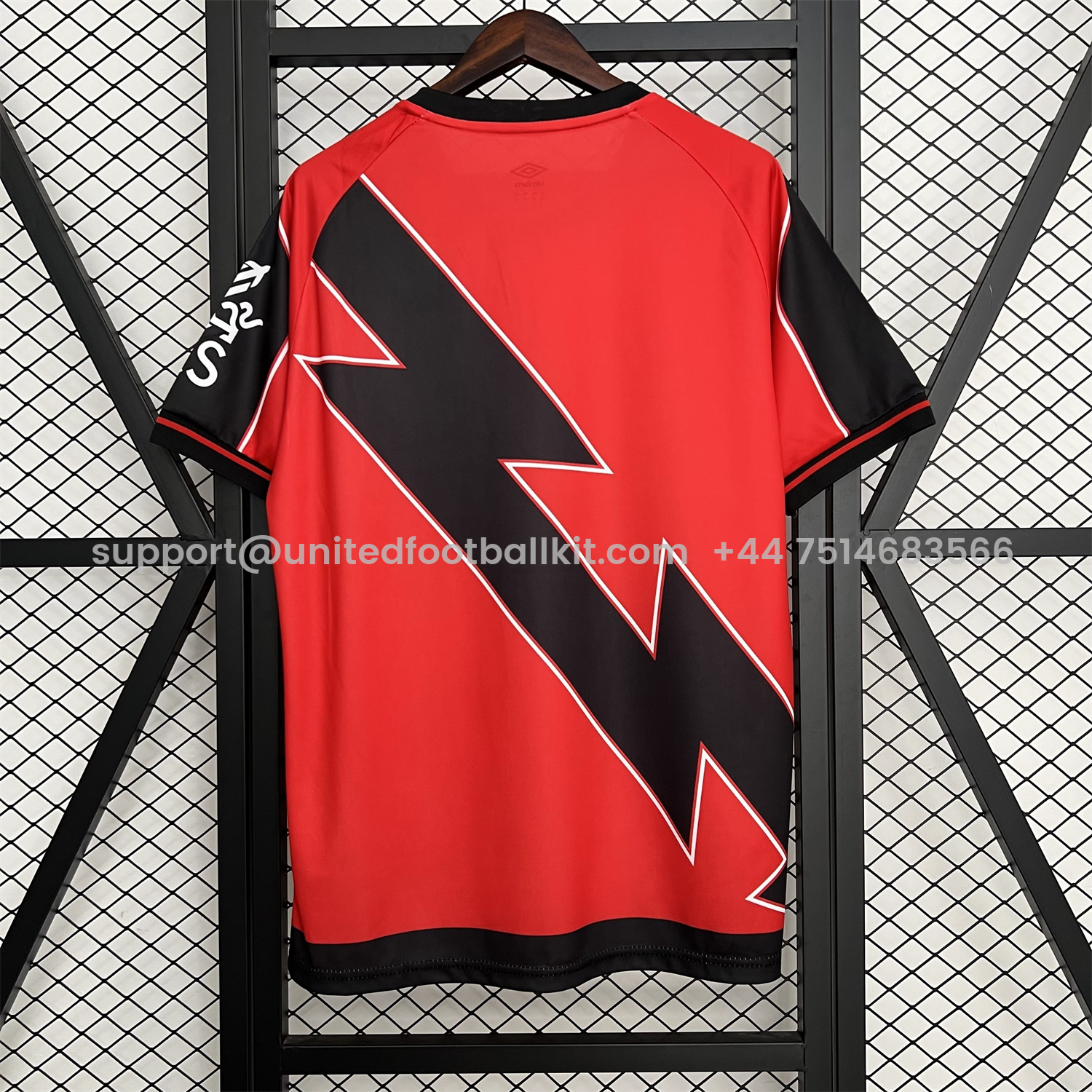 Unitedfootballkit.com | Rayo Vallecano 25-26 Away Jersey - Fans Version -Customize Name, Number and Patch | Worldwide Shipping