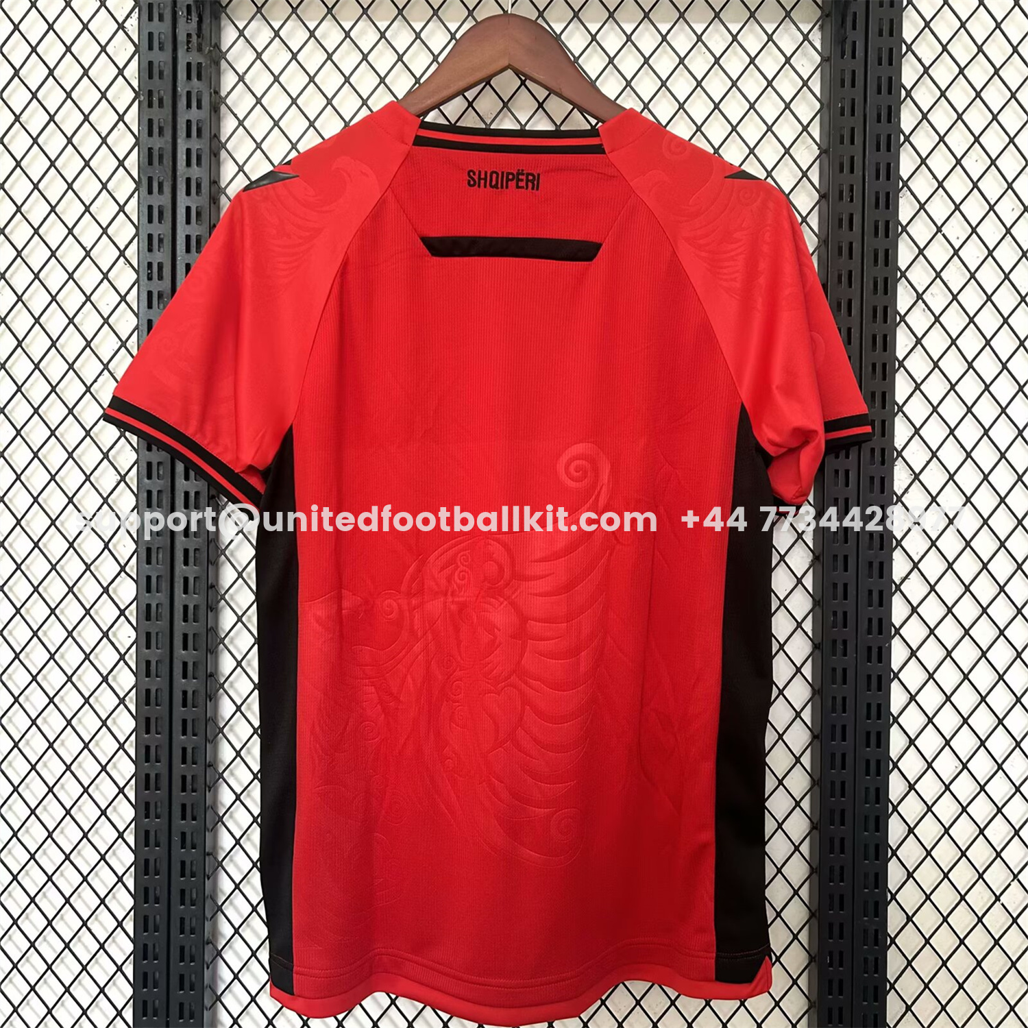 Unitedfootballkit.com | Albania 25-26 Home Jersey - Fans Version -Customize Name, Number and Patch | Worldwide Shipping