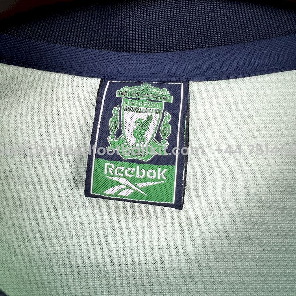 Unitedfootballkit.com | Retro Liver.pool 1999-00 Away Jersey -Customize Name, Number and Patch | Worldwide Shipping