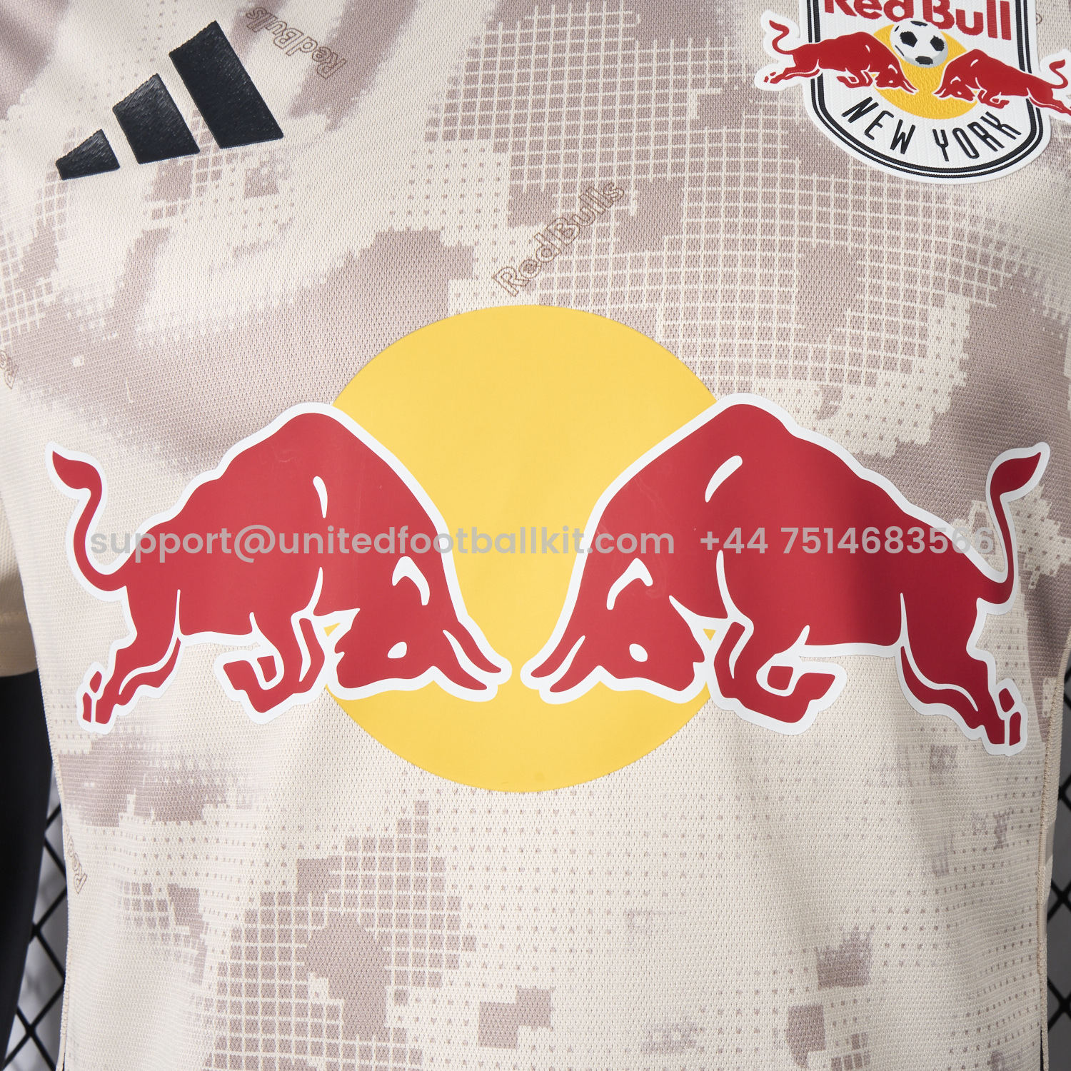 Unitedfootballkit.com | New York Red Bulls 2025 Away Jersey - Player Version -Customize Name, Number and Patch | Worldwide Shipping