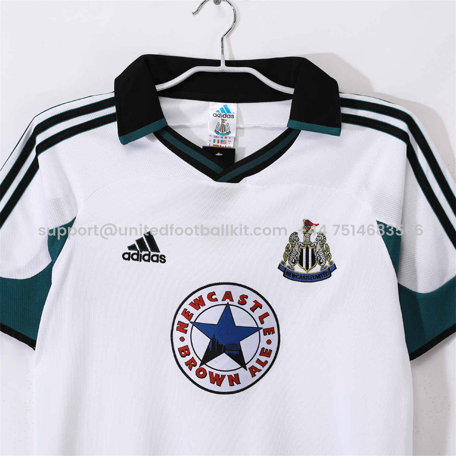 Unitedfootballkit.com | Retro Newcastle United 1999-00 Away Jersey -Customize Name, Number and Patch | Worldwide Shipping