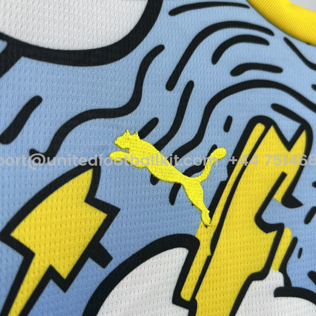 Unitedfootballkit.com | Manchester City 24-25 Blue Fan-designed Special Edition Jersey - Fans Version -Customize Name, Number and Patch | Worldwide Shipping