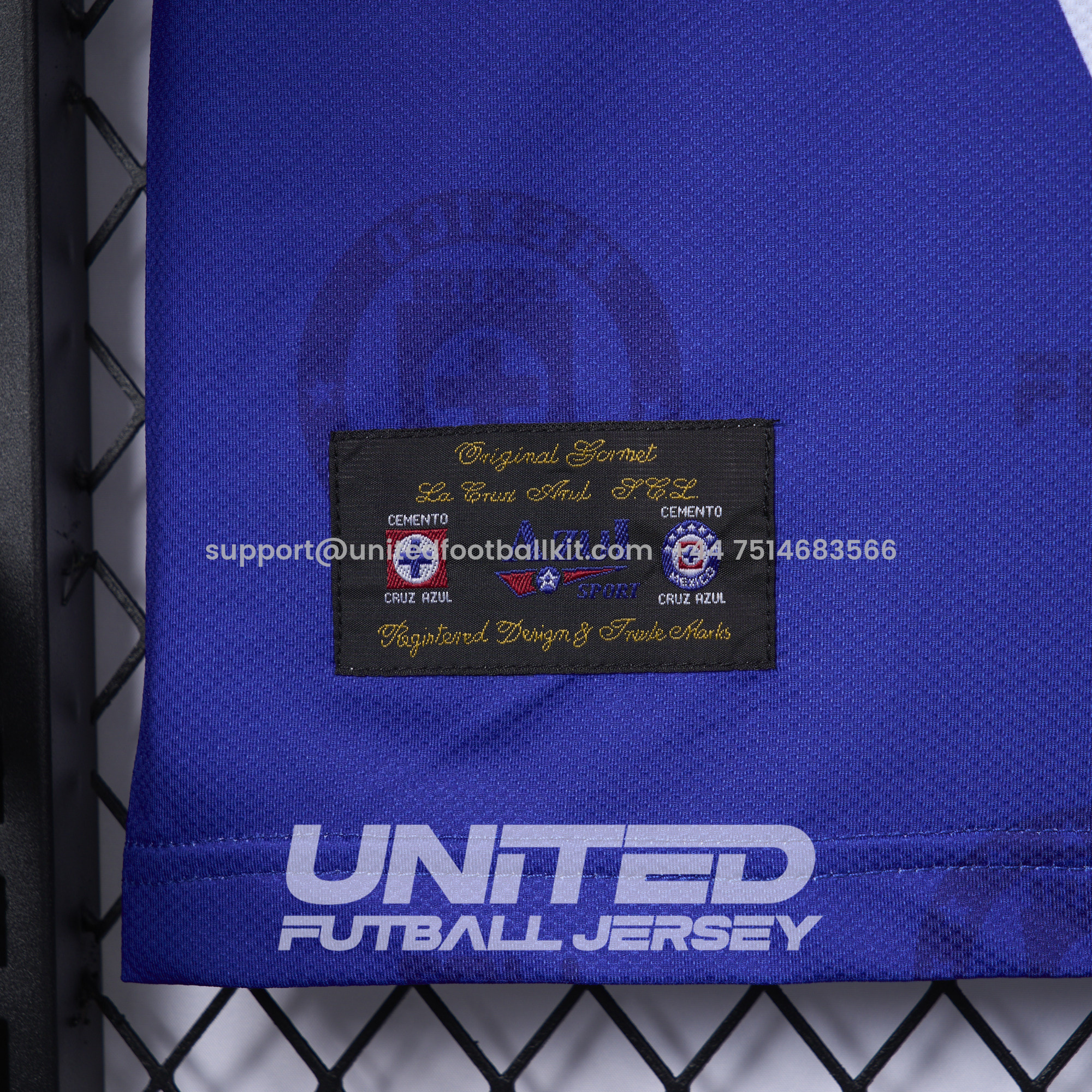 Unitedfootballkit.com | Retro Cruz Azul 1998-99 Home Stadium Jersey - Fans Version -Customize Name, Number and Patch | Worldwide Shipping