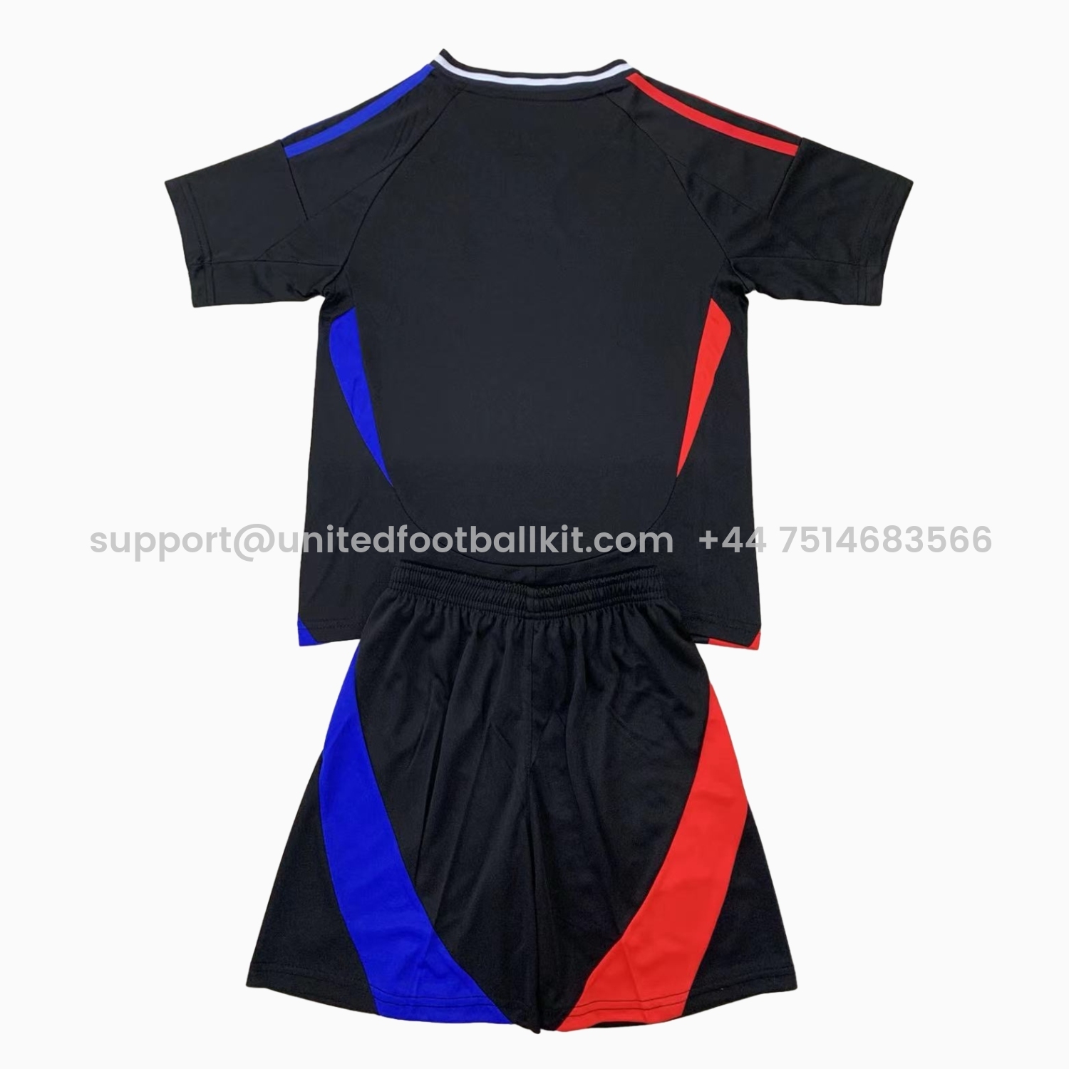 Unitedfootballkit.com | Olympique Lyonnais Lyon 24-25 Away Kids Kit -Customize Name, Number and Patch | Worldwide Shipping