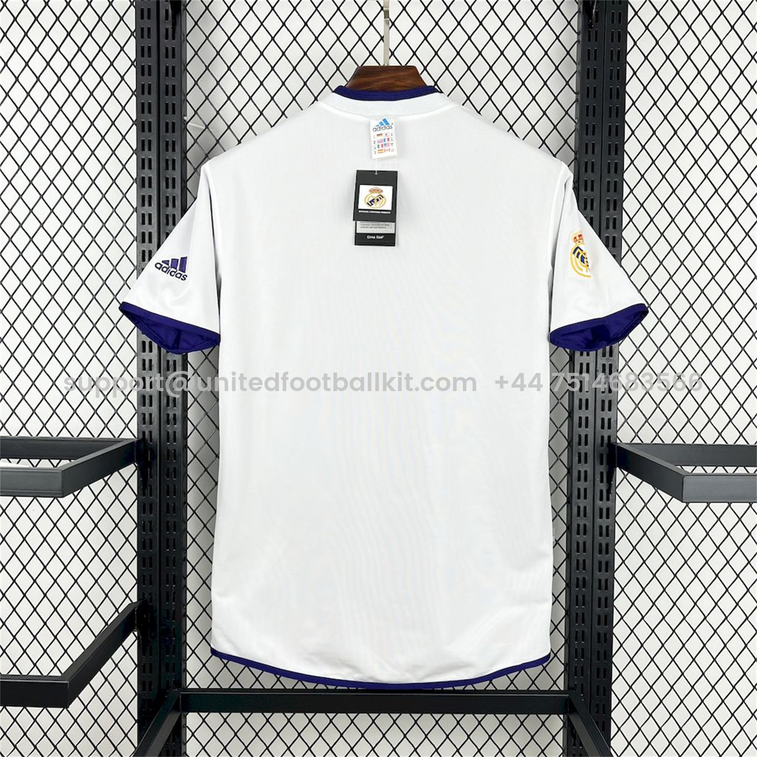 Unitedfootballkit.com | Retro Real Madrid 2002-03 Reversible Double-sided Centenary Third Unsponsored Jersey -Customize Name, Number and Patch | Worldwide Shipping