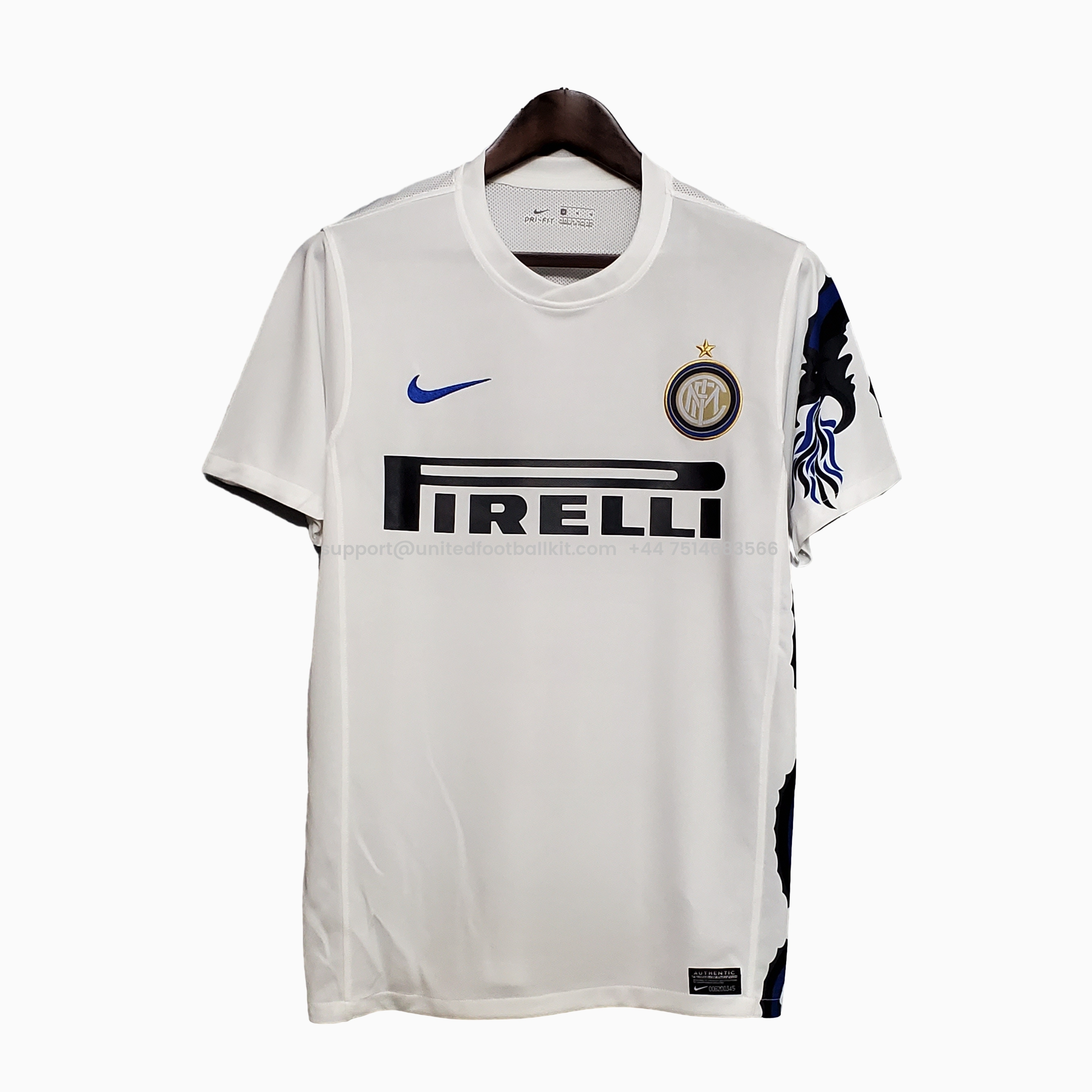 Unitedfootballkit.com | Retro Inter Milan 2010-11 Away Stadium Jersey -Customize Name, Number and Patch | Worldwide Shipping