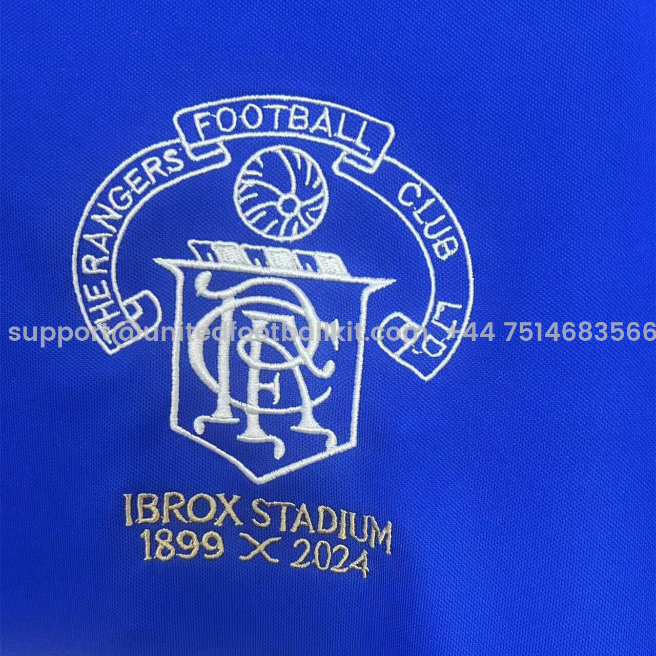 Unitedfootballkit.com | Glasgow Rangers 24-25 125-Years Heritage Long Sleeves Jersey - Fans Version -Customize Name, Number and Patch | Worldwide Shipping