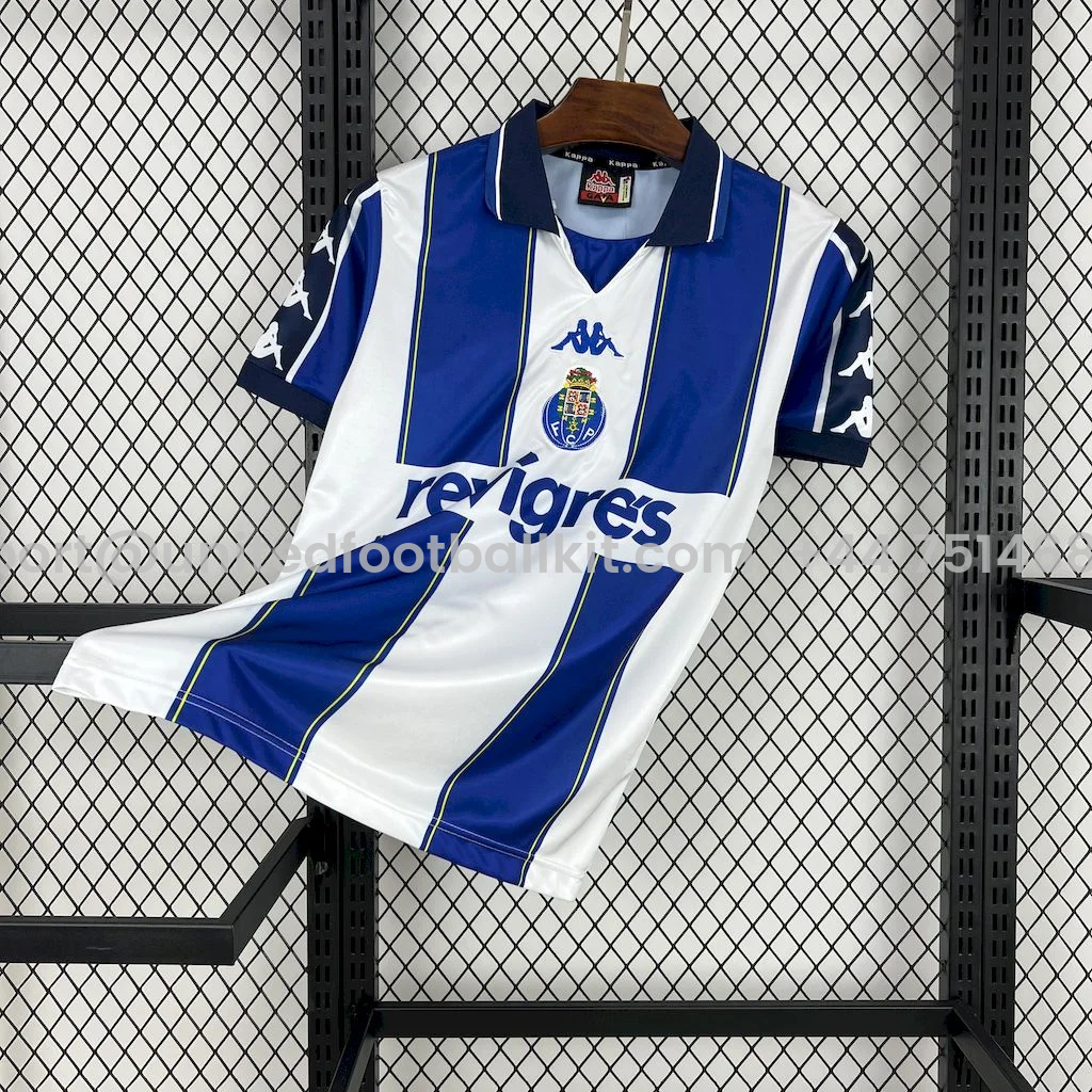 Unitedfootballkit.com | Retro Porto 1999-00 Home Jersey -Customize Name, Number and Patch | Worldwide Shipping