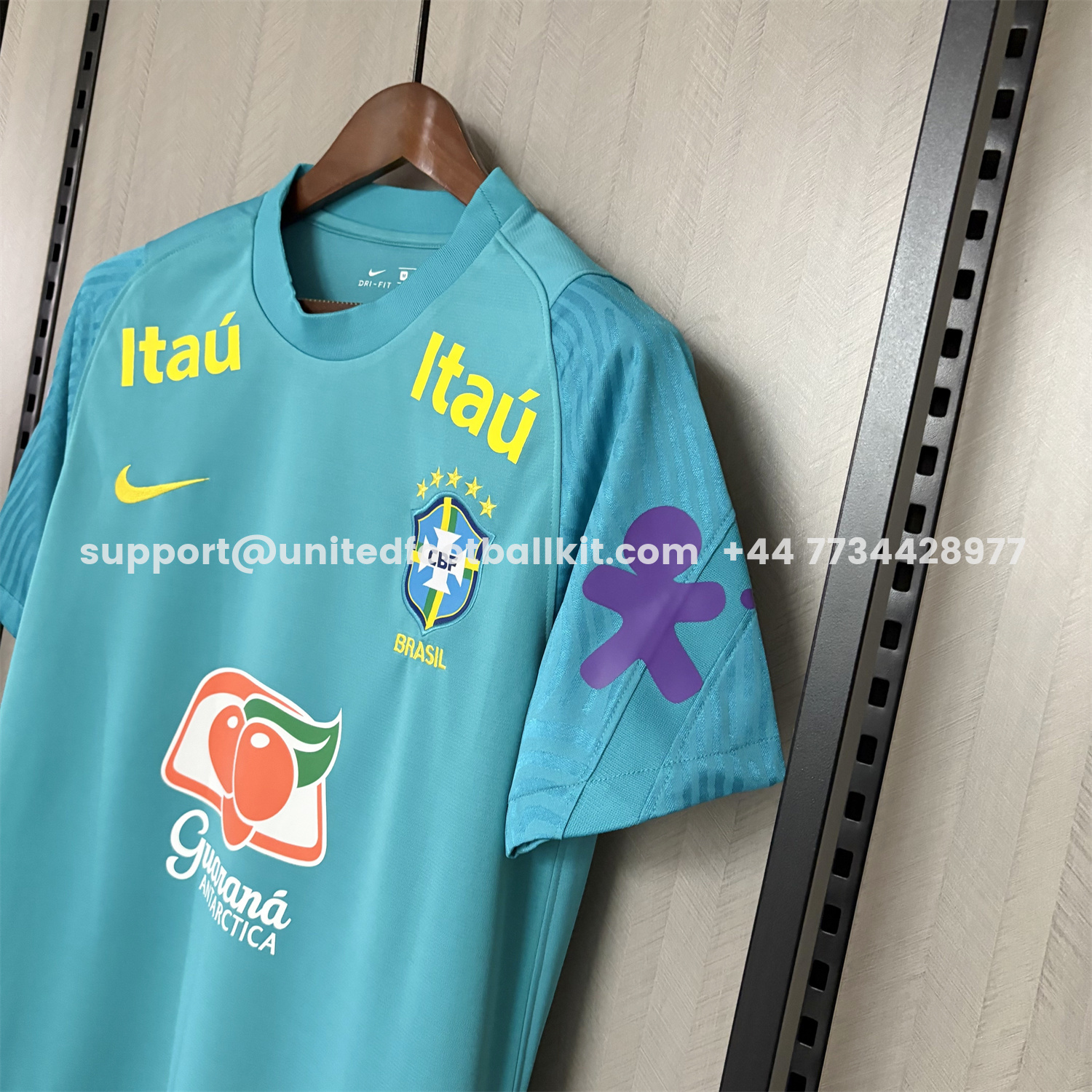 Unitedfootballkit.com | Retro Brazil 2022 Pre-Match Cyan Special Jersey -Customize Name, Number and Patch | Worldwide Shipping