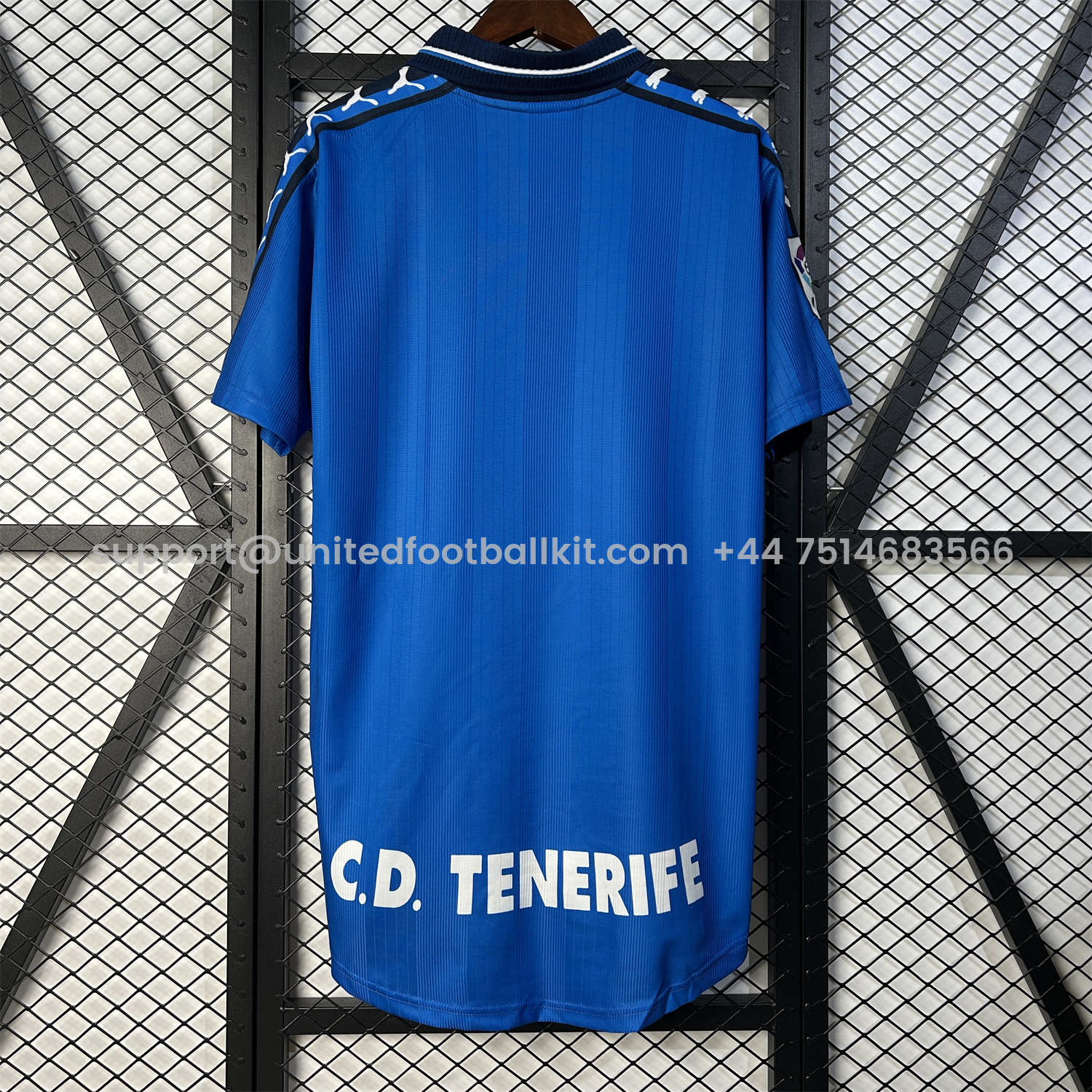 Unitedfootballkit.com | Retro Tenerife 1998-99 75th Away Jersey -Customize Name, Number and Patch | Worldwide Shipping