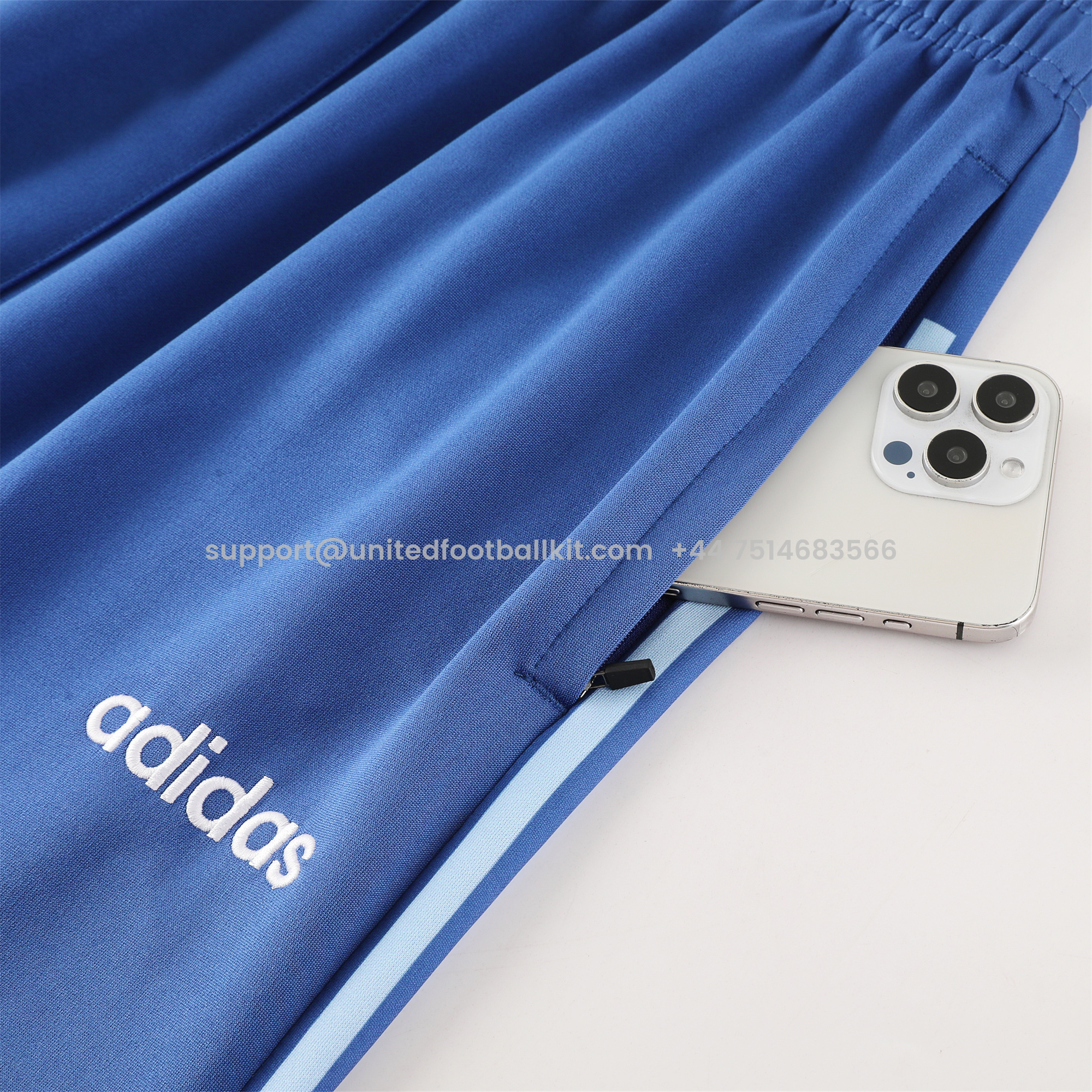 Unitedfootballkit.com | Argentina 24-25 Jacket Training Tracksuit - Blue -Customize Name, Number and Patch | Worldwide Shipping